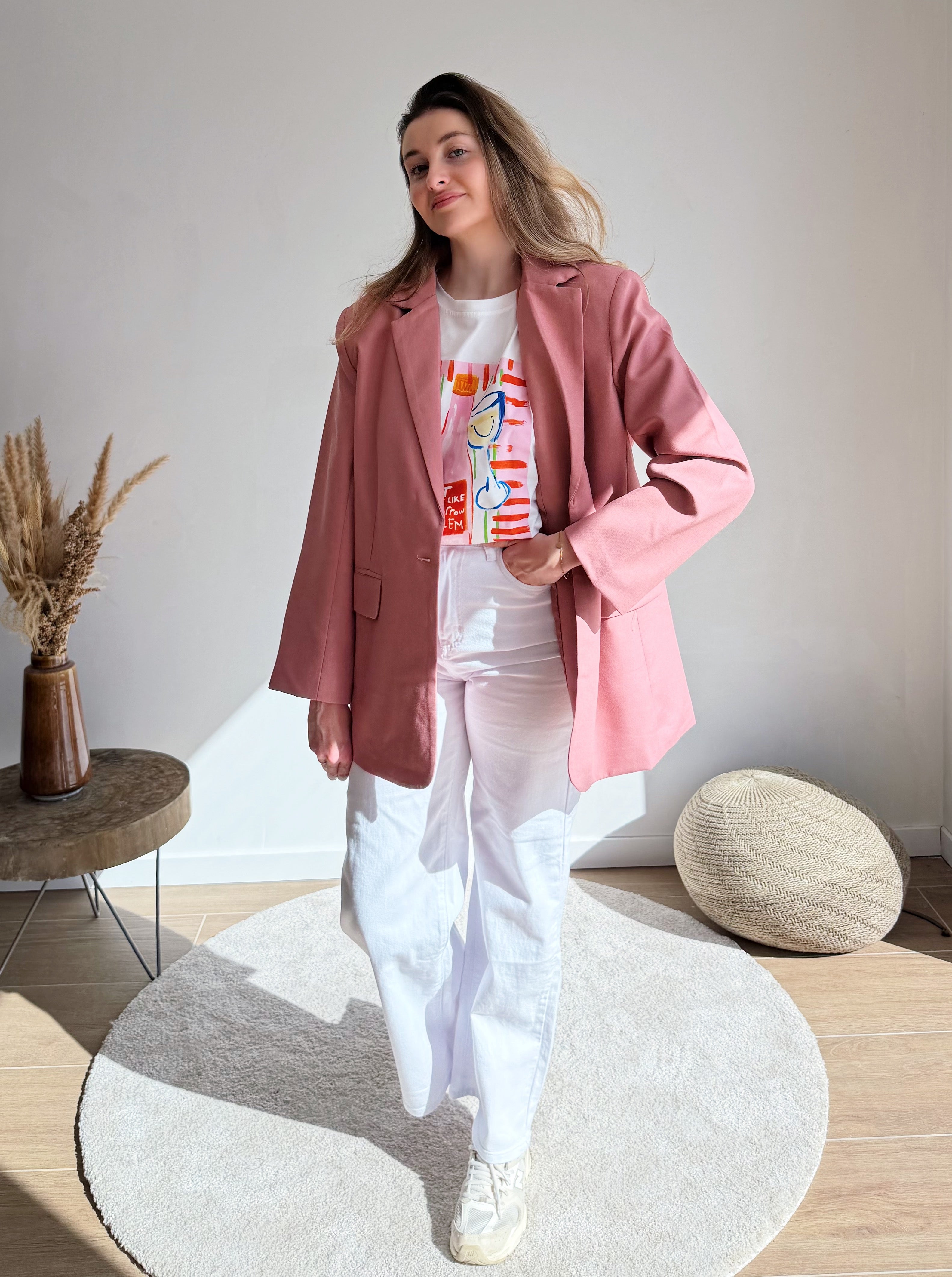 JACKIE JEANS WHITE WIDE FIT