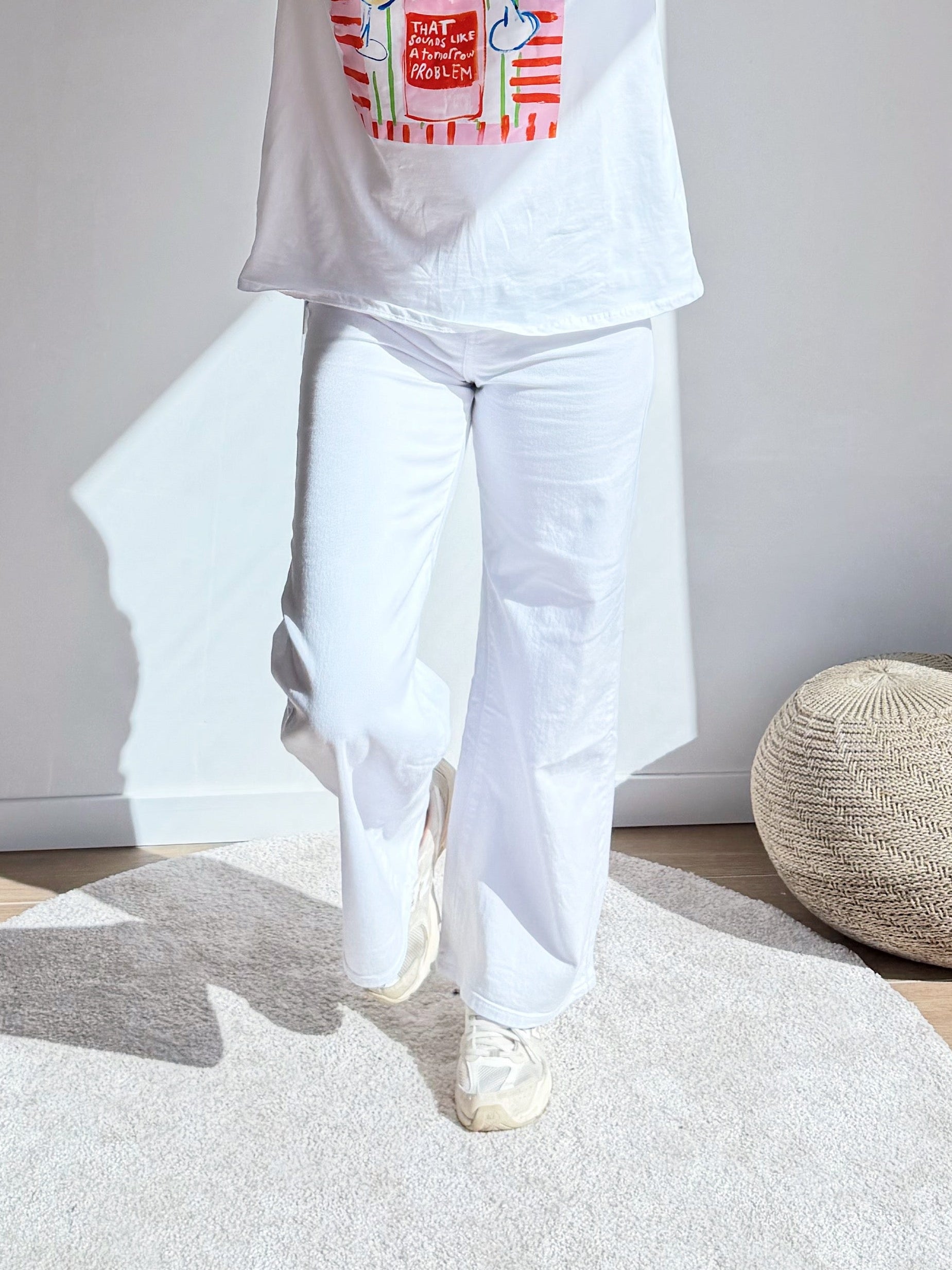 JACKIE JEANS WHITE WIDE FIT