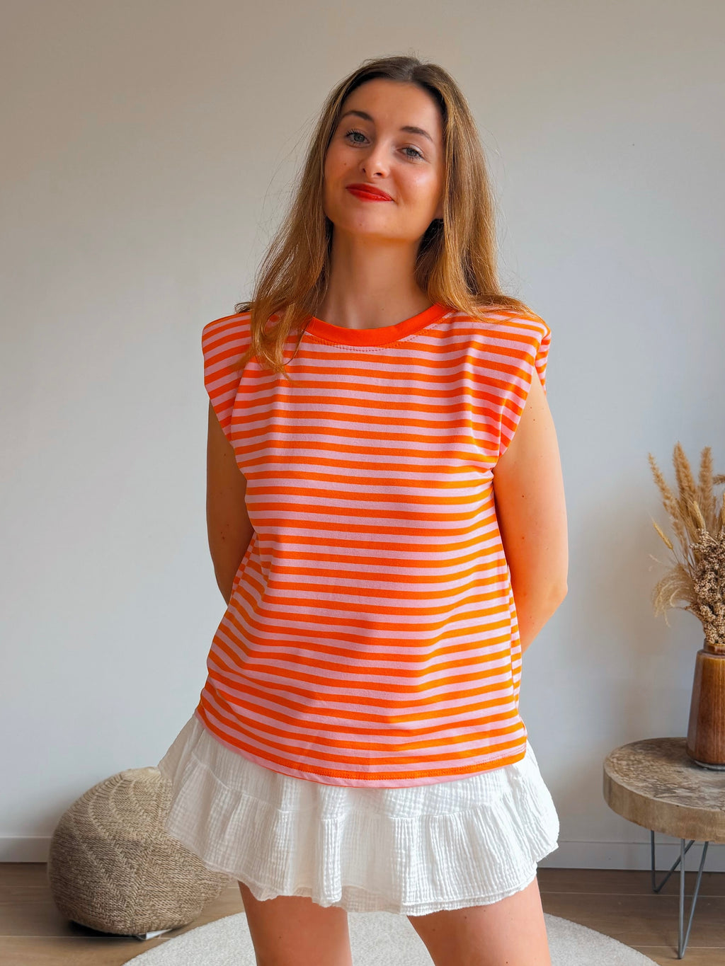 SALLY TOP ORANJE