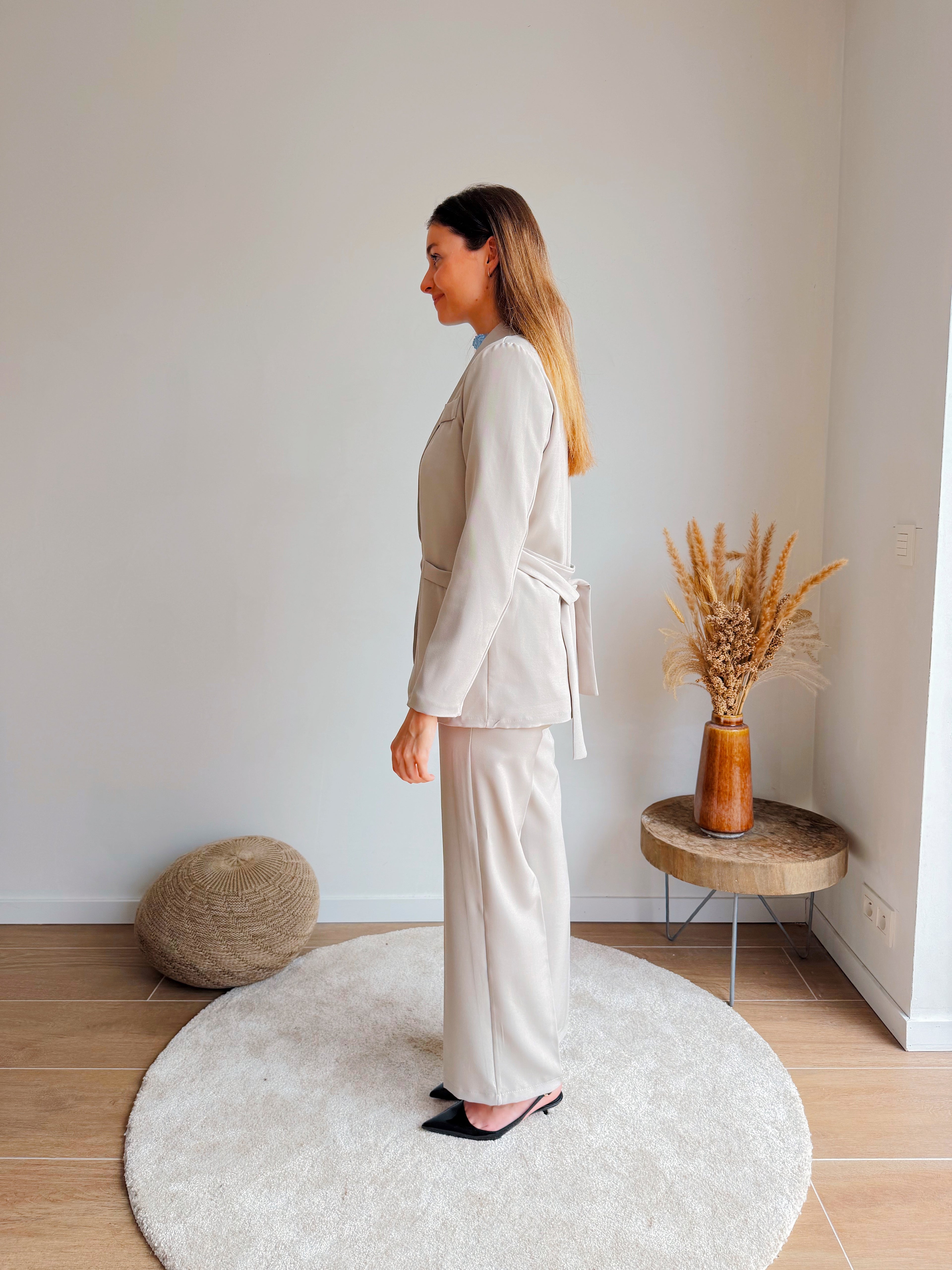 CELESTE BLAZER BEIGE