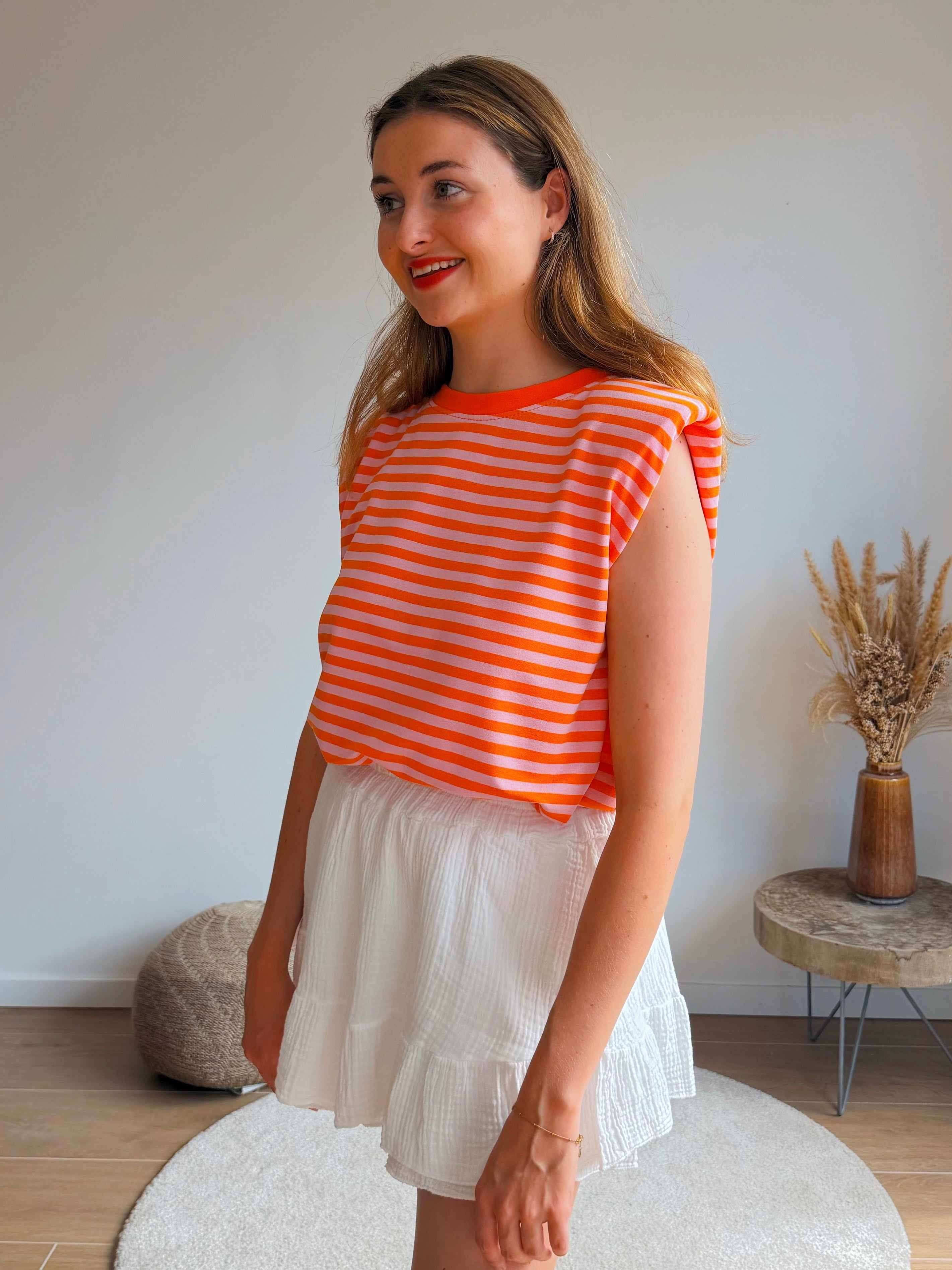 SALLY TOP ORANJE