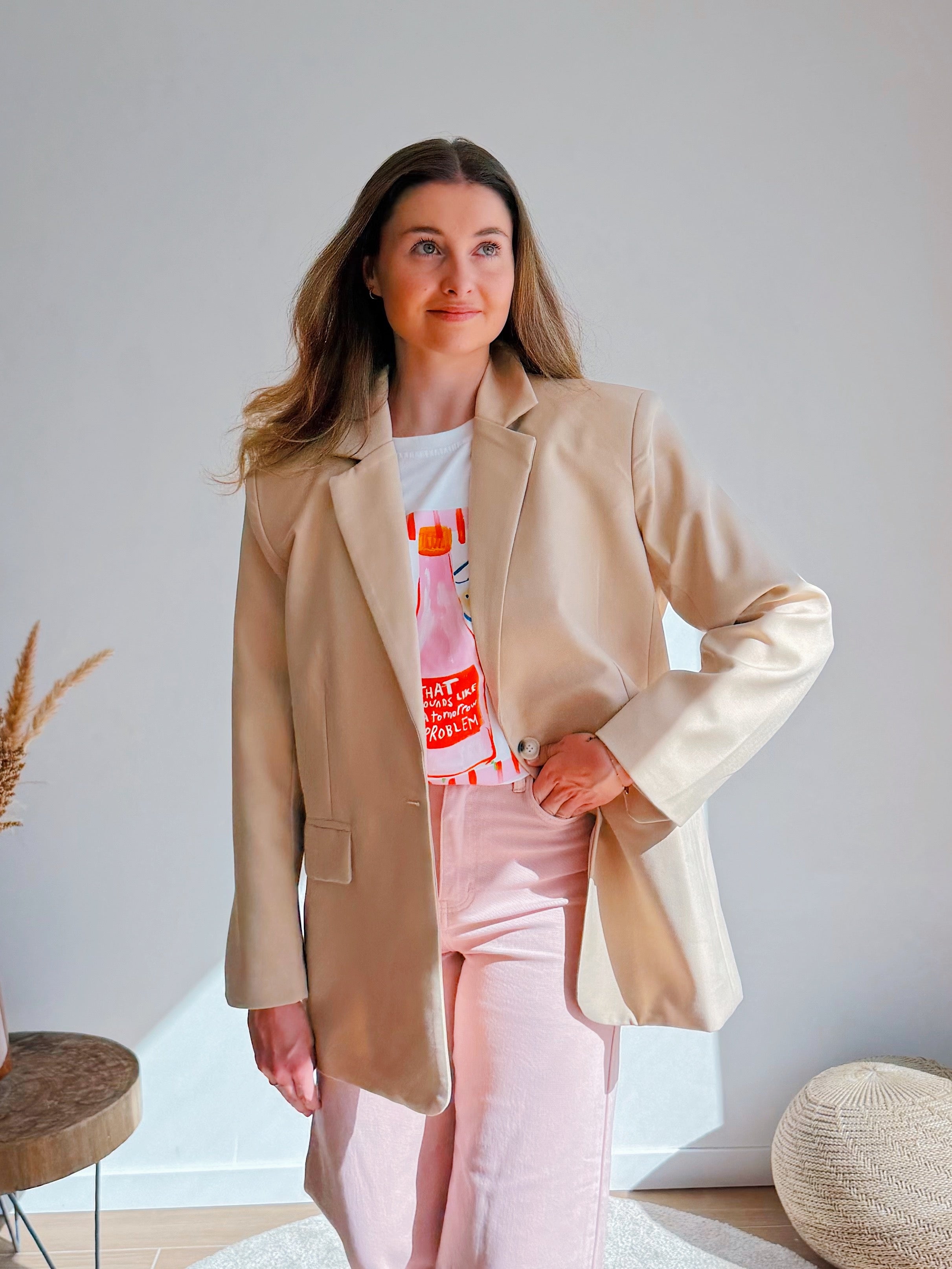 ROXY BLAZER BEIGE