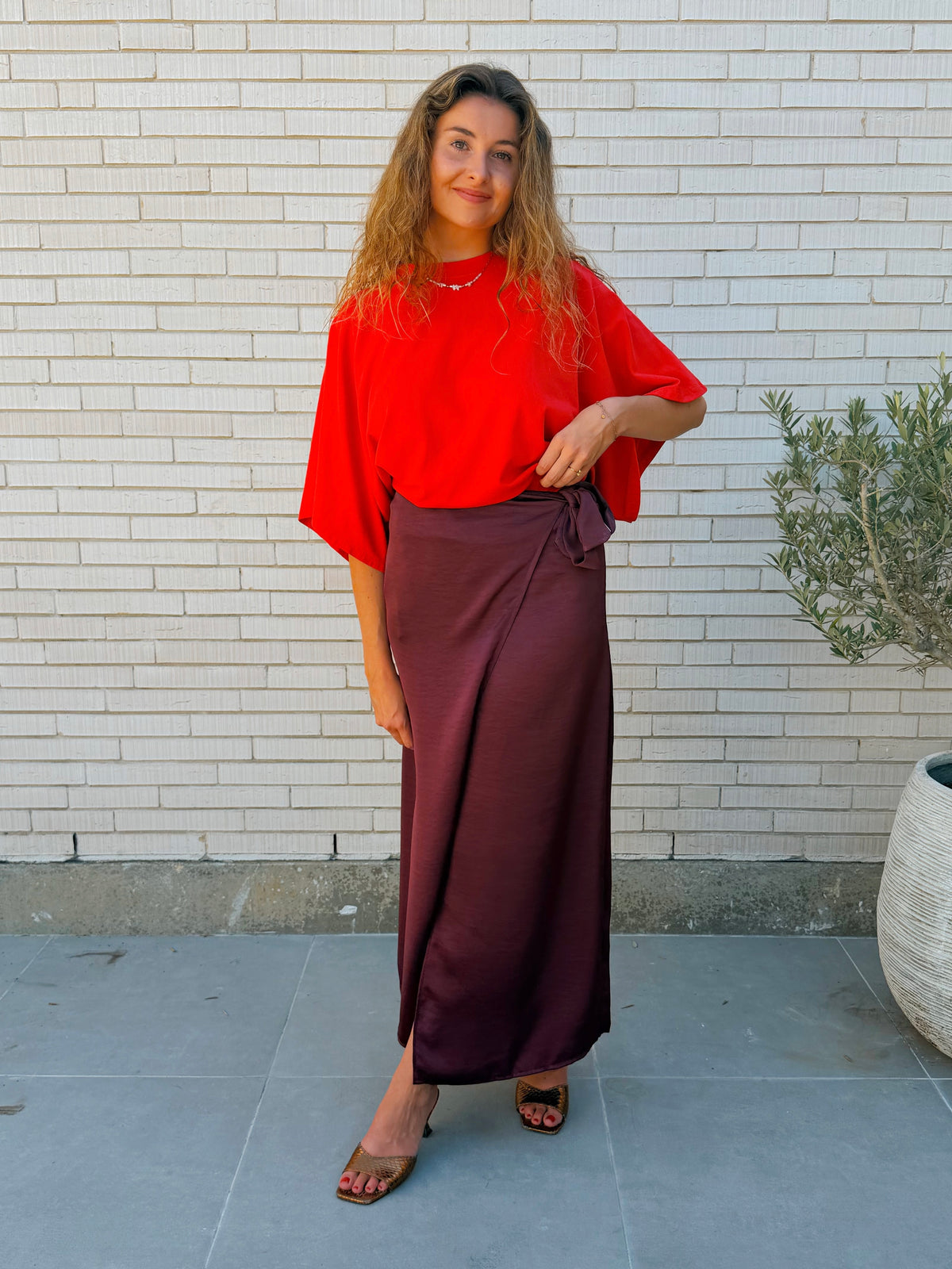 LUNA ROK - BURGUNDY