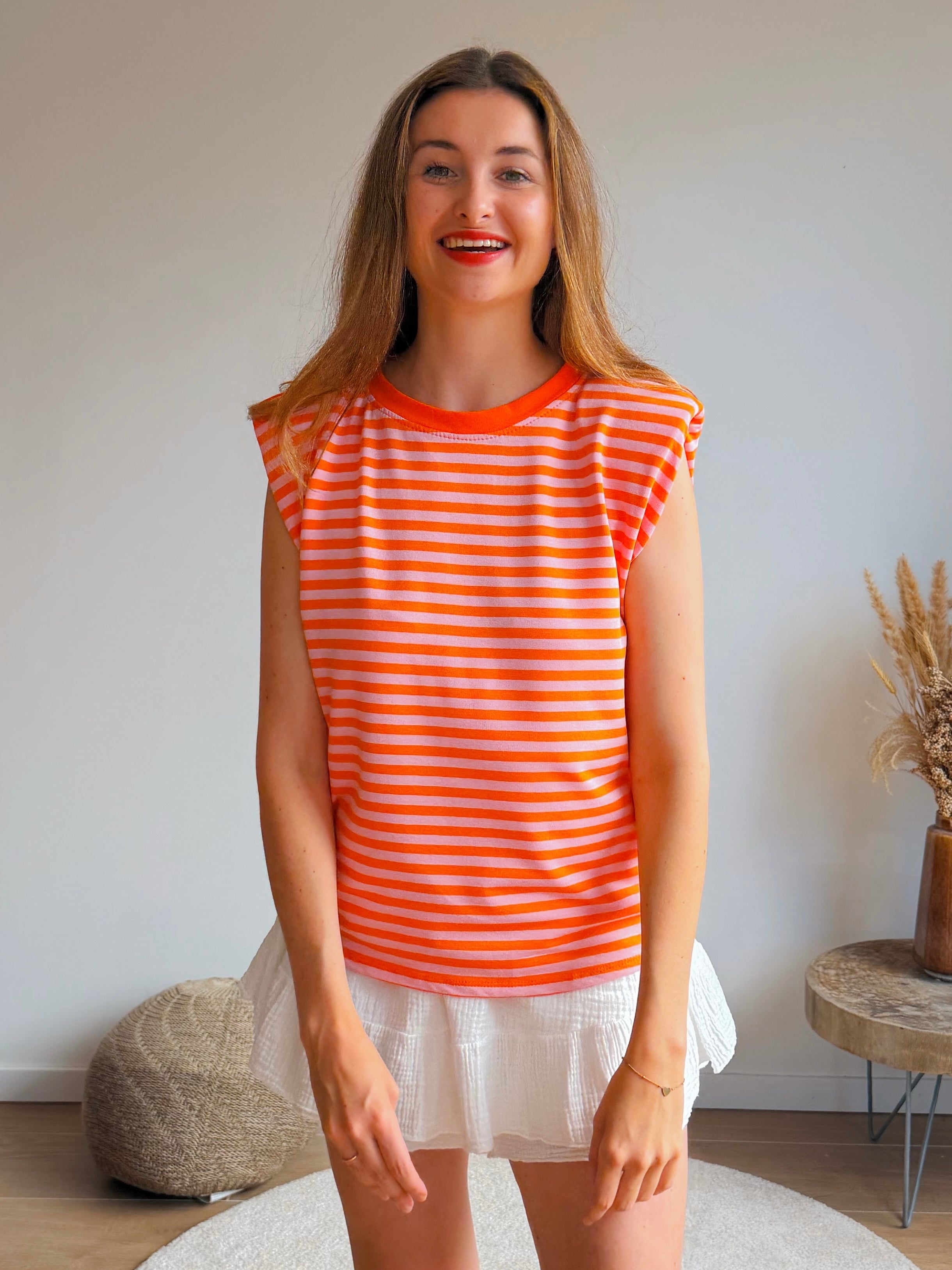 SALLY TOP ORANJE