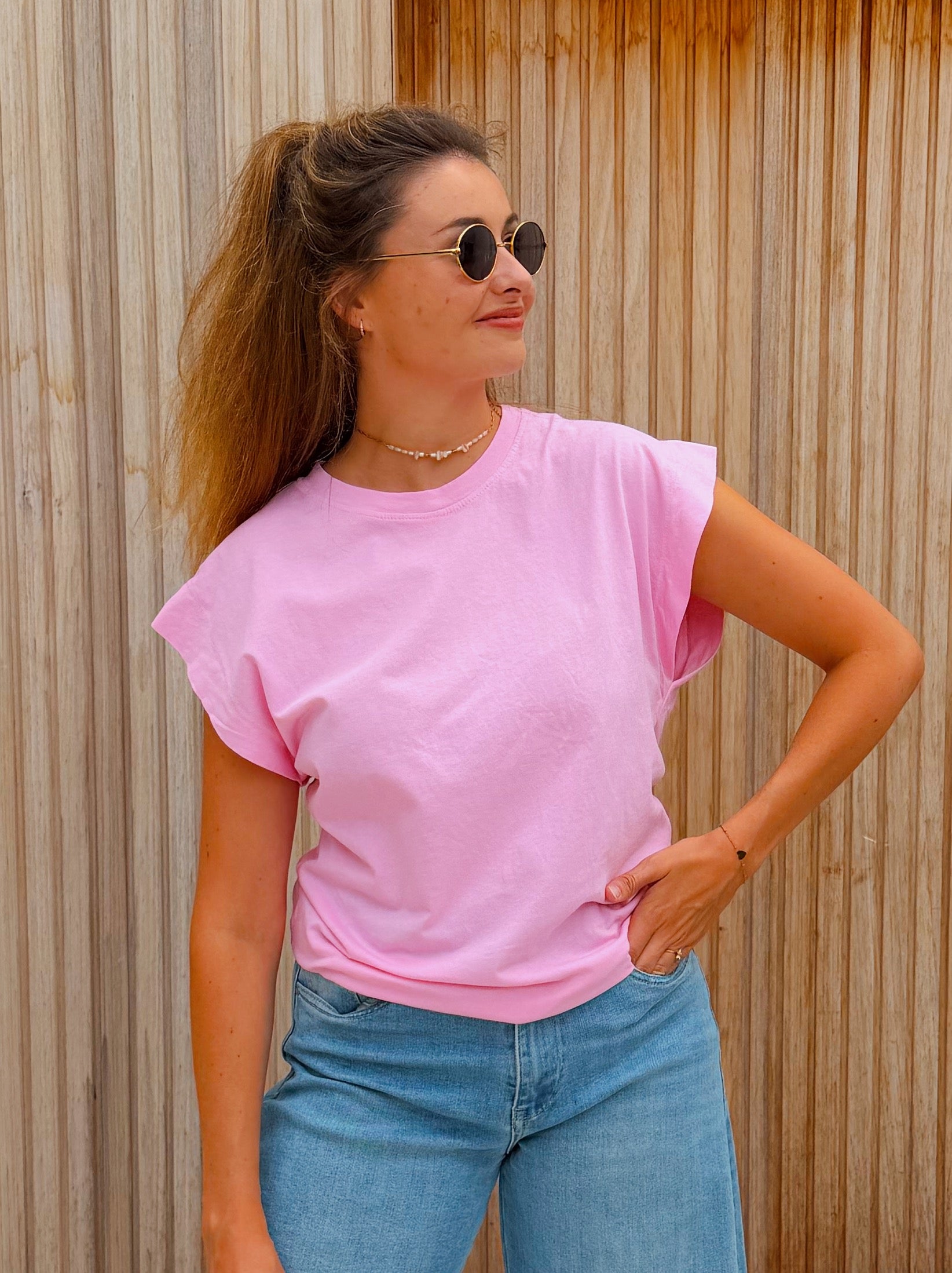 RUBY T-SHIRT - ROZE