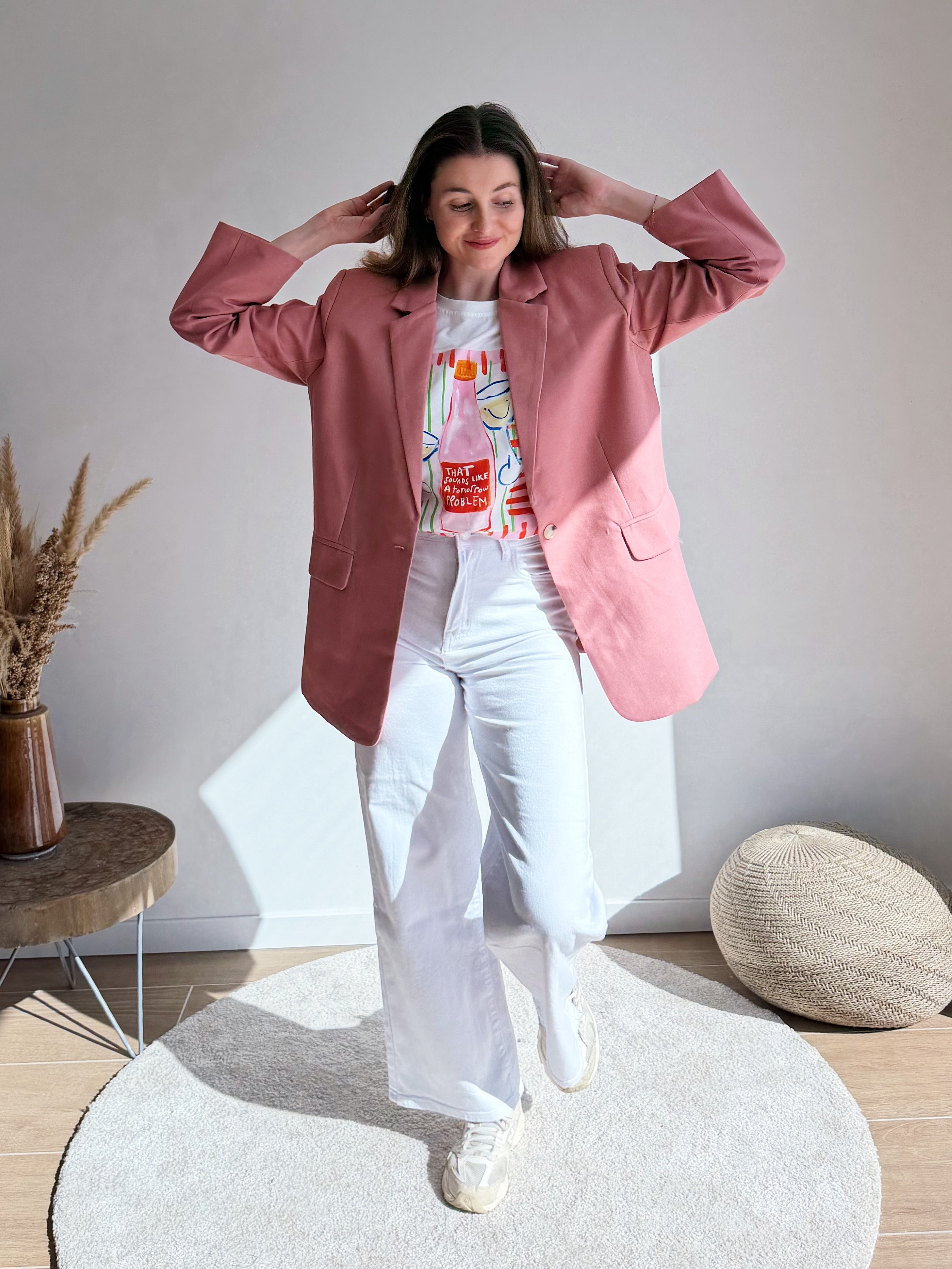 JACKIE JEANS WHITE WIDE FIT