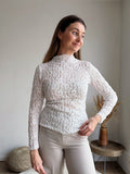LACY TOP WHITE