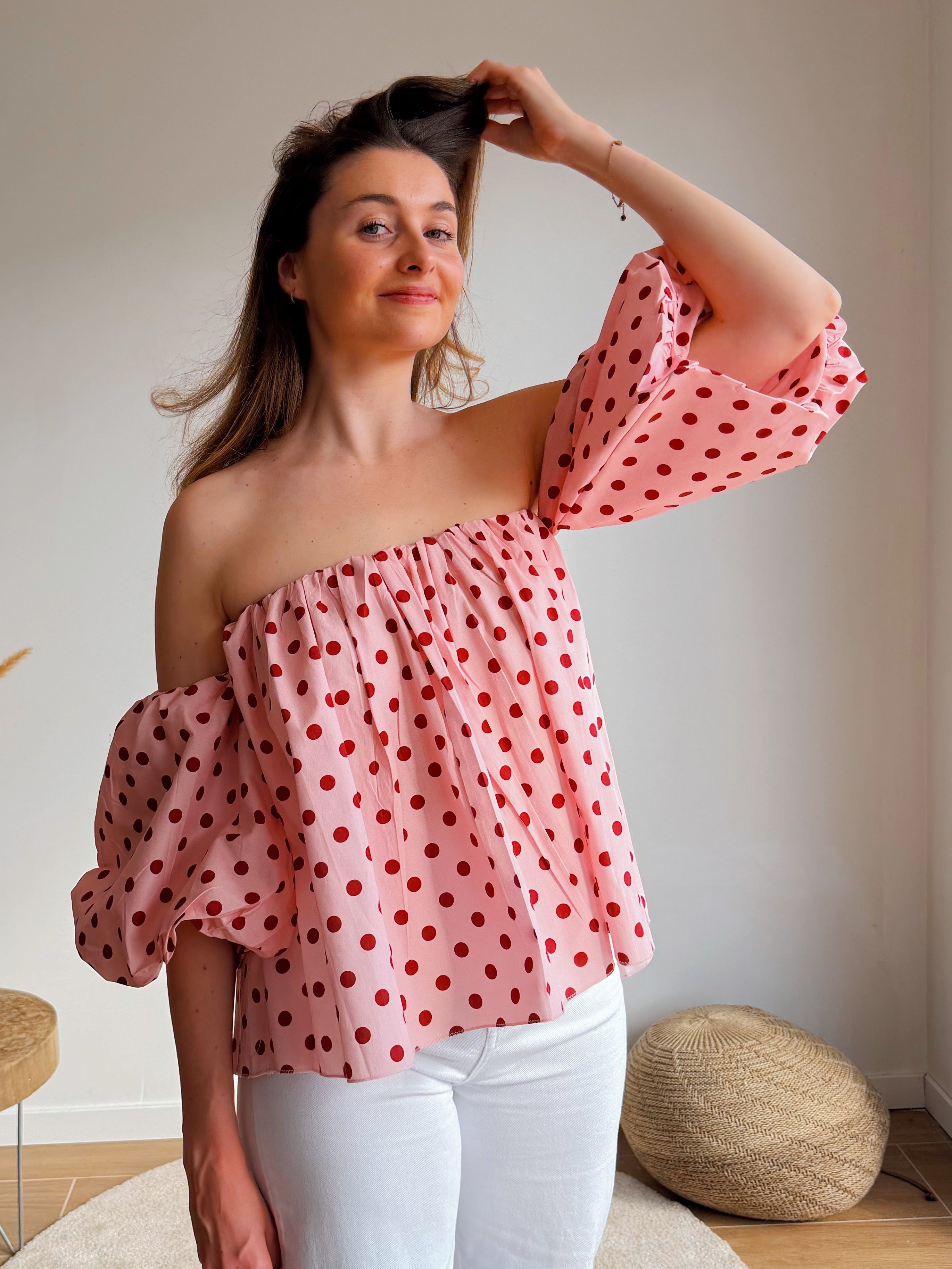 ROMEO, I DESIRE YOU BLOUSE PINK