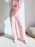 JACKIE JEANS PINK WIDE FIT