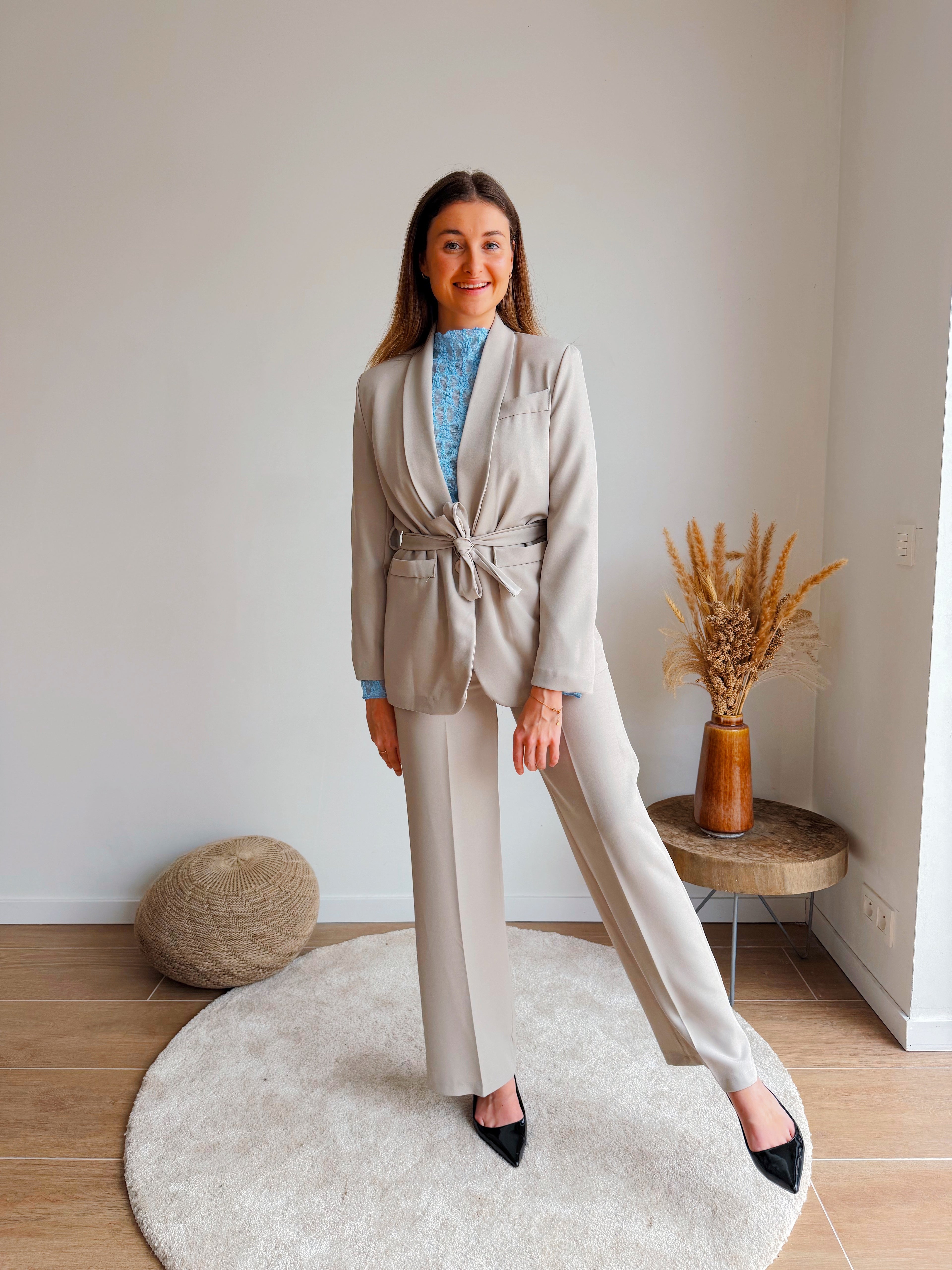 CELESTE BLAZER BEIGE