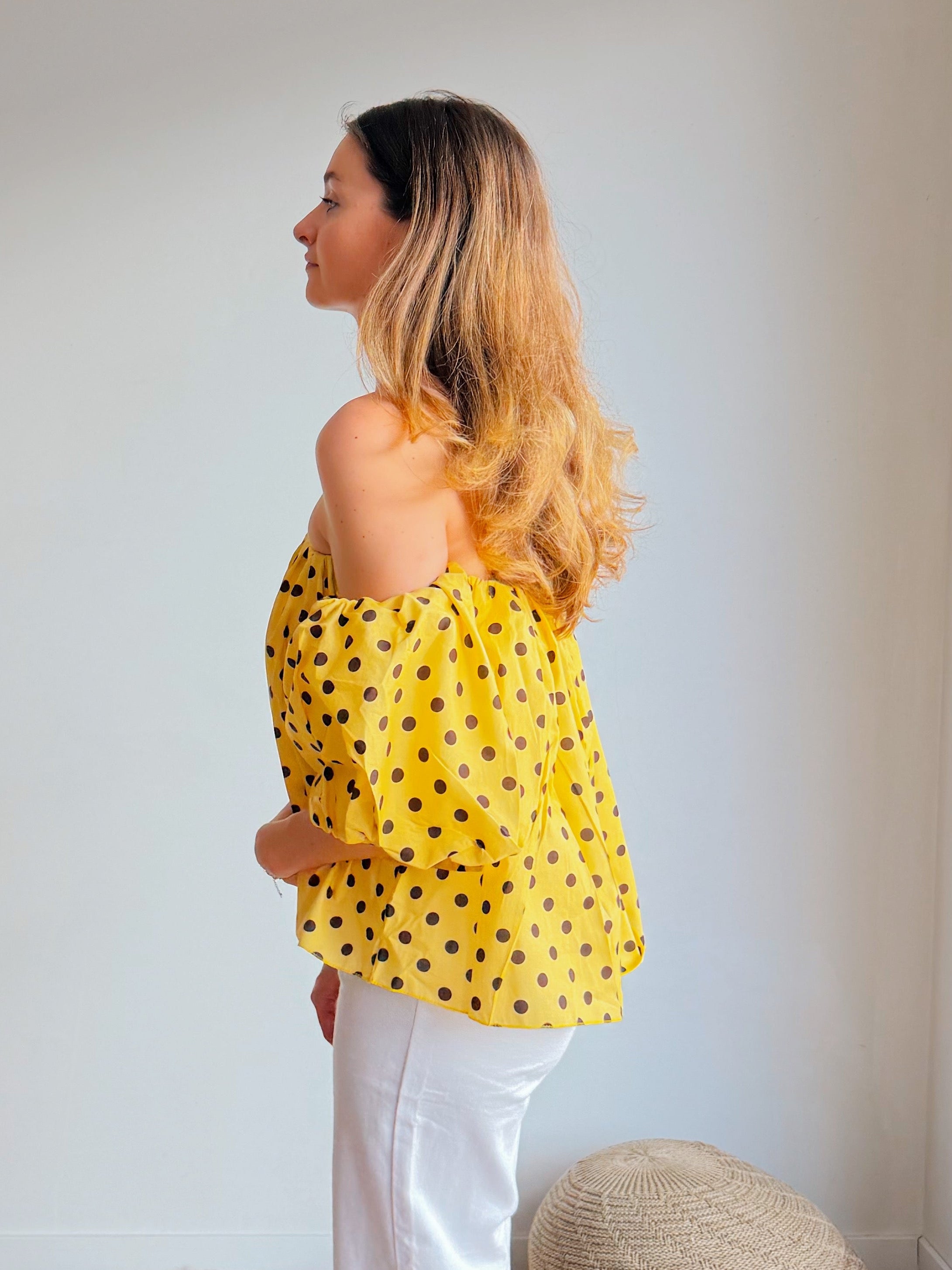 ROMEO, I DESIRE YOU BLOUSE YELLOW