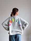 COPINE OVERSIZED SWEATER RAINBOW