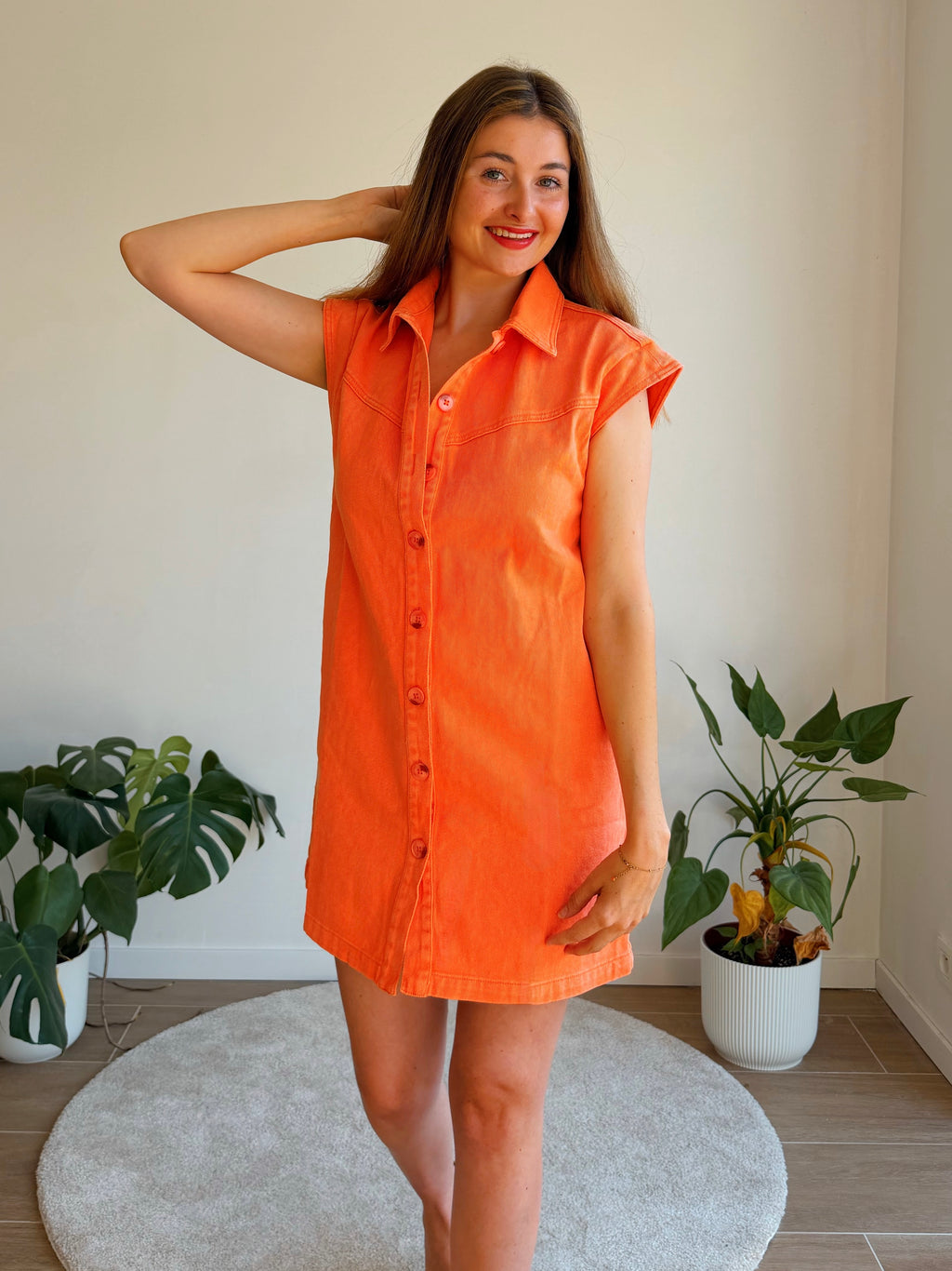 VIOLA JURK ORANJE