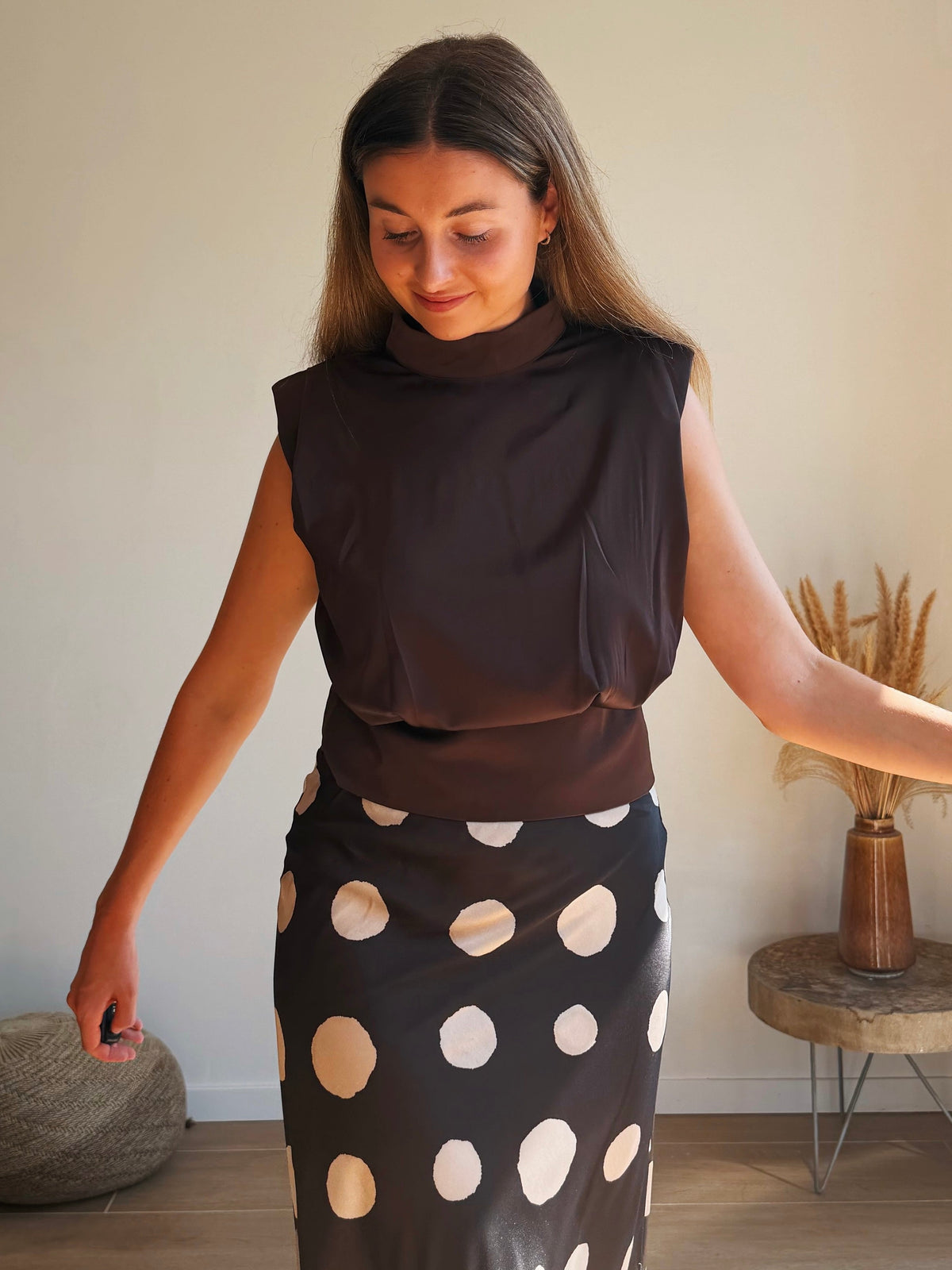 NOOR SATIN TOP