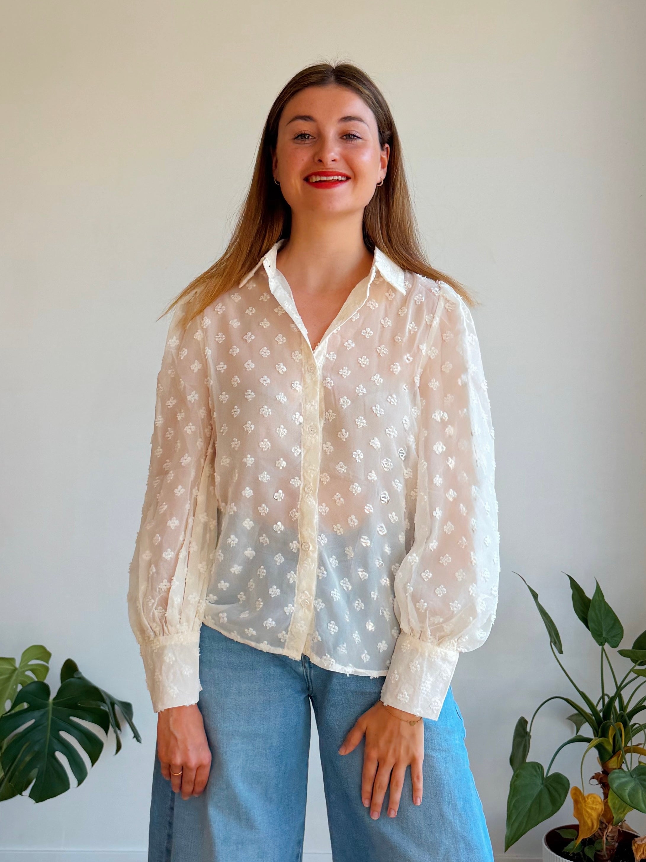AMELIE BLOUSE WIT