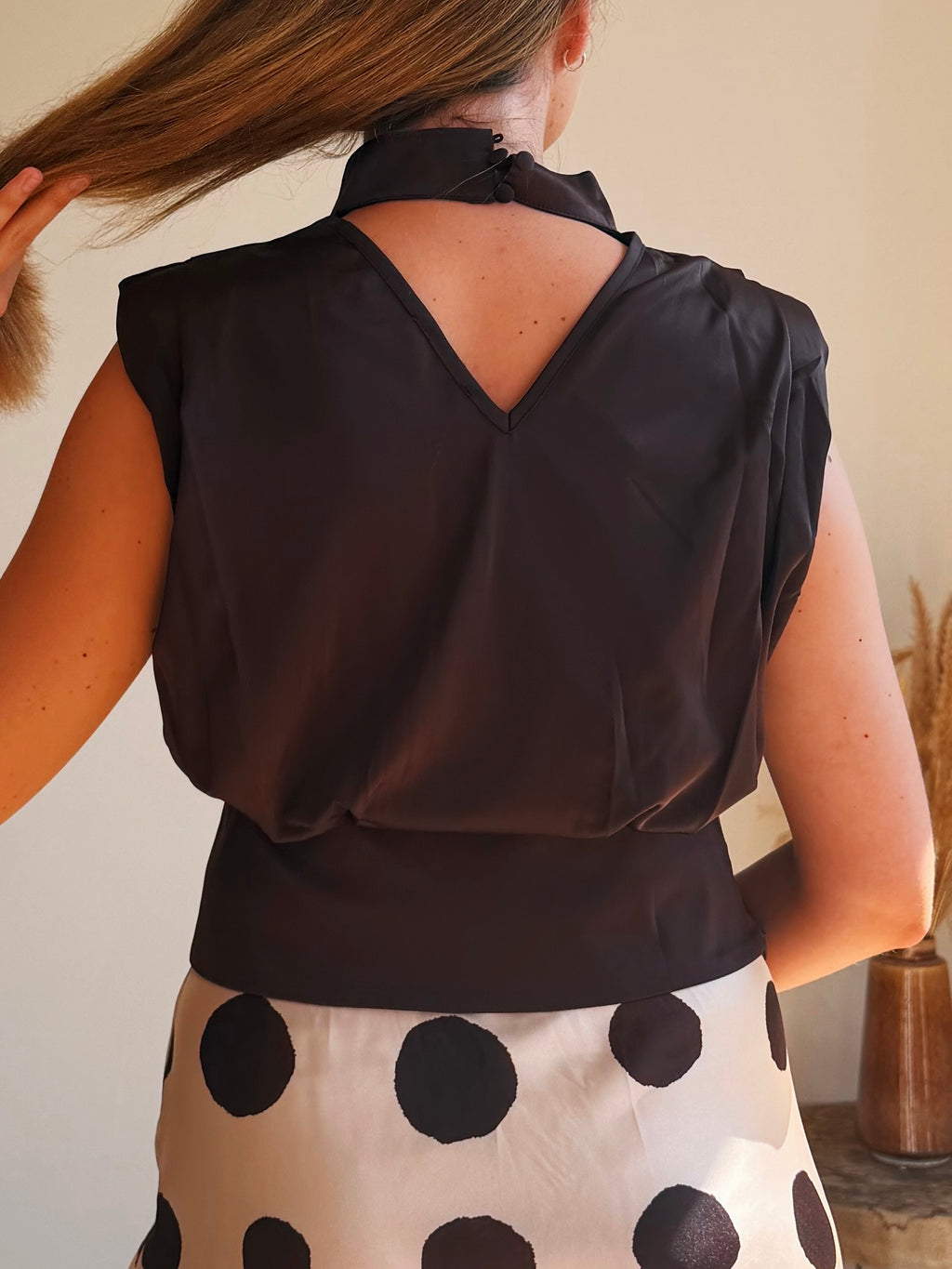 NOOR SATIN TOP