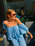 ROMEO, I DESIRE YOU BLOUSE BLUE