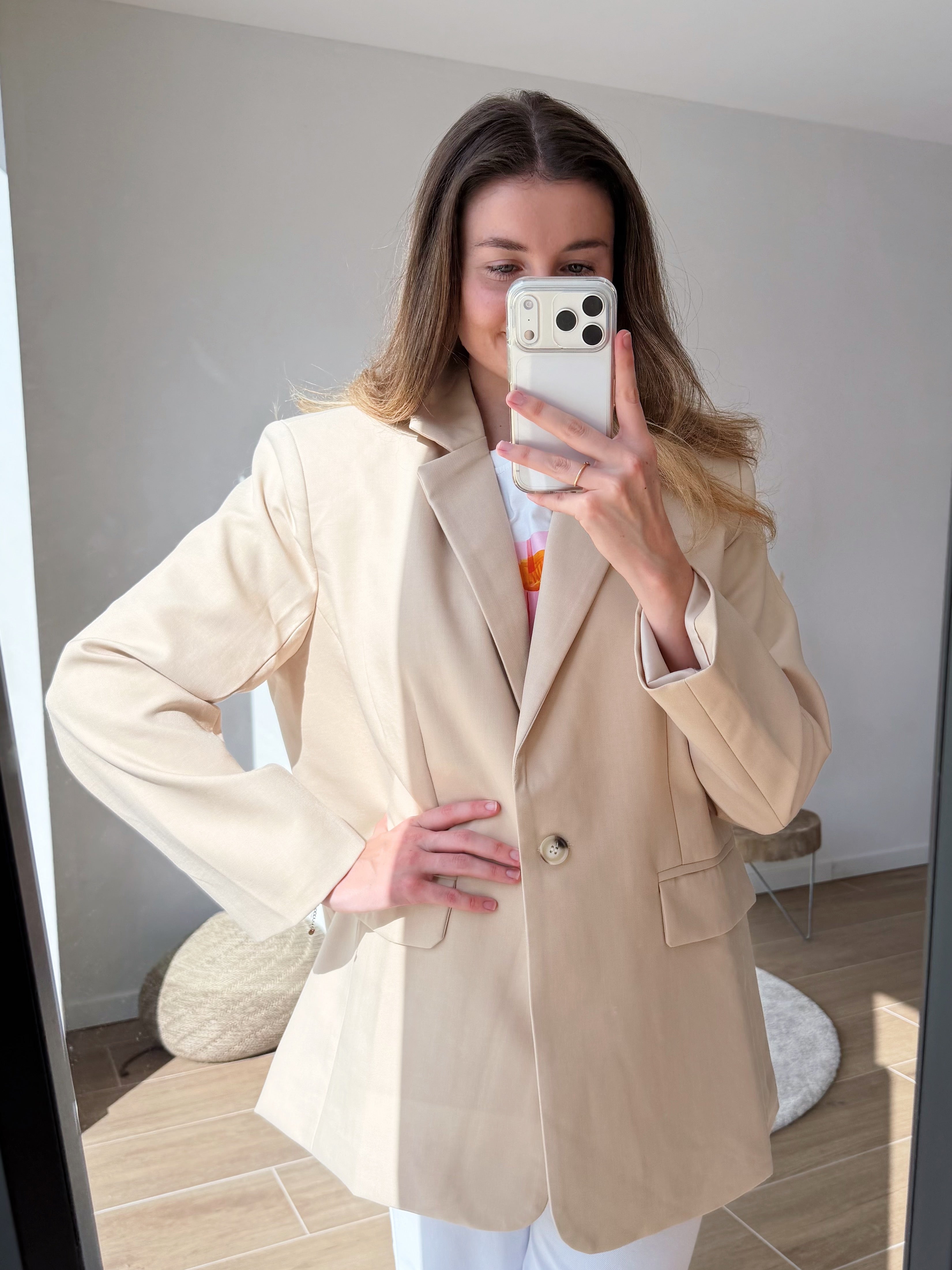ROXY BLAZER BEIGE
