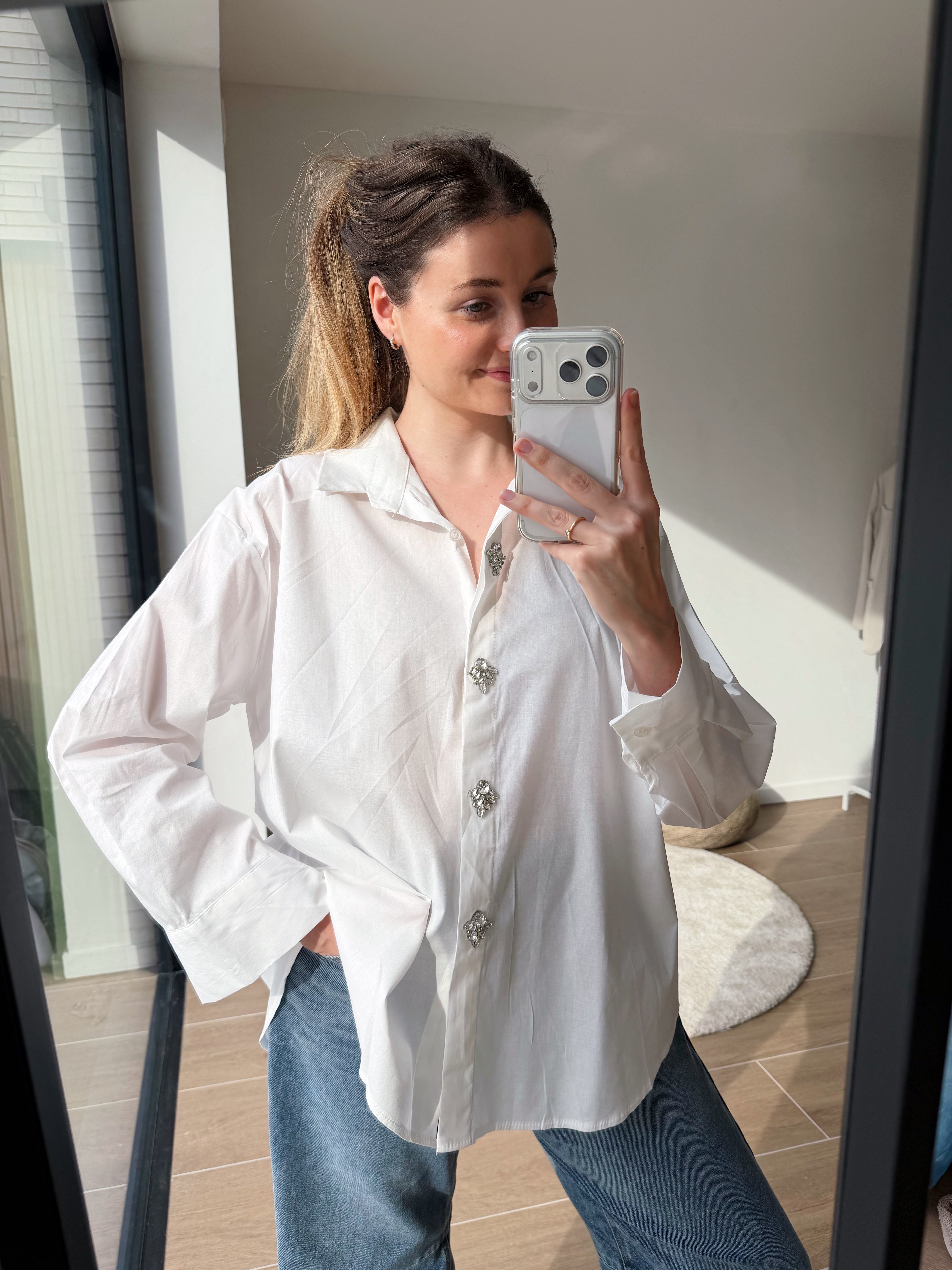 SYLVIE WHITE SHIRT