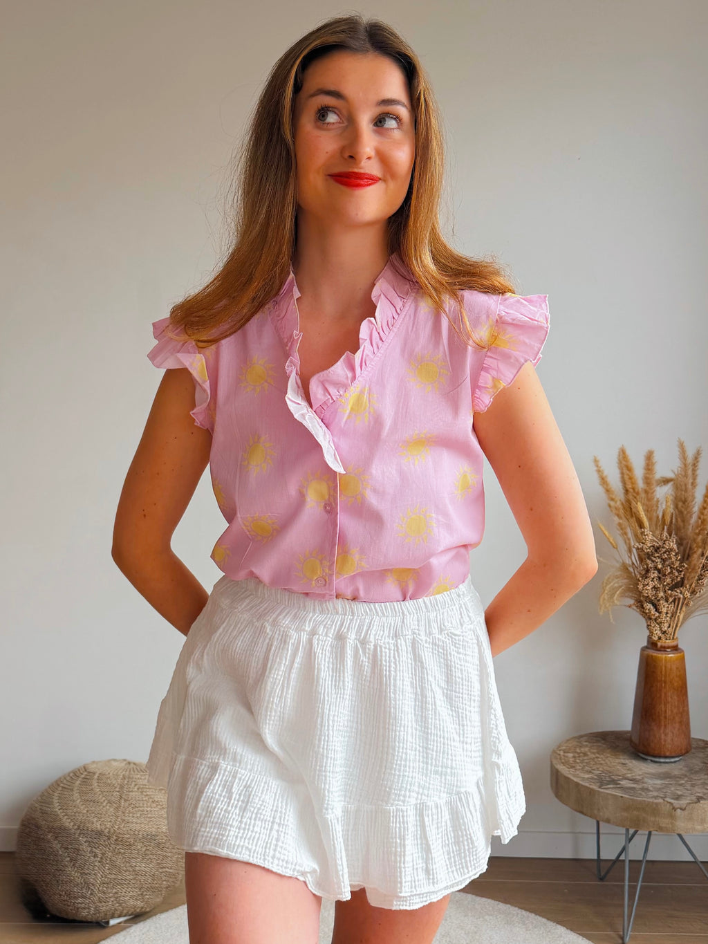 LOLA BLOUSE ROZE