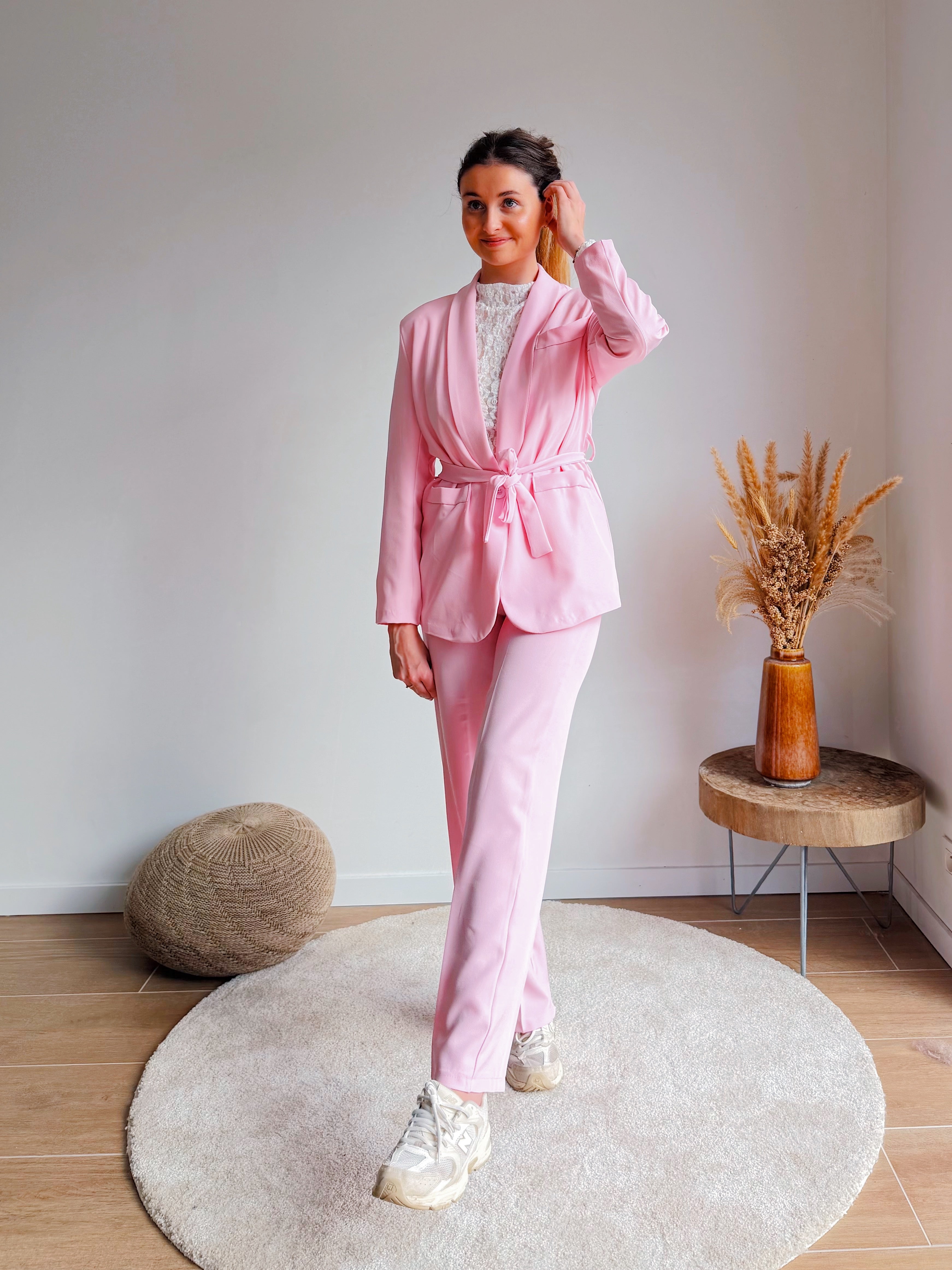 CELESTE BLAZER LIGHT PINK