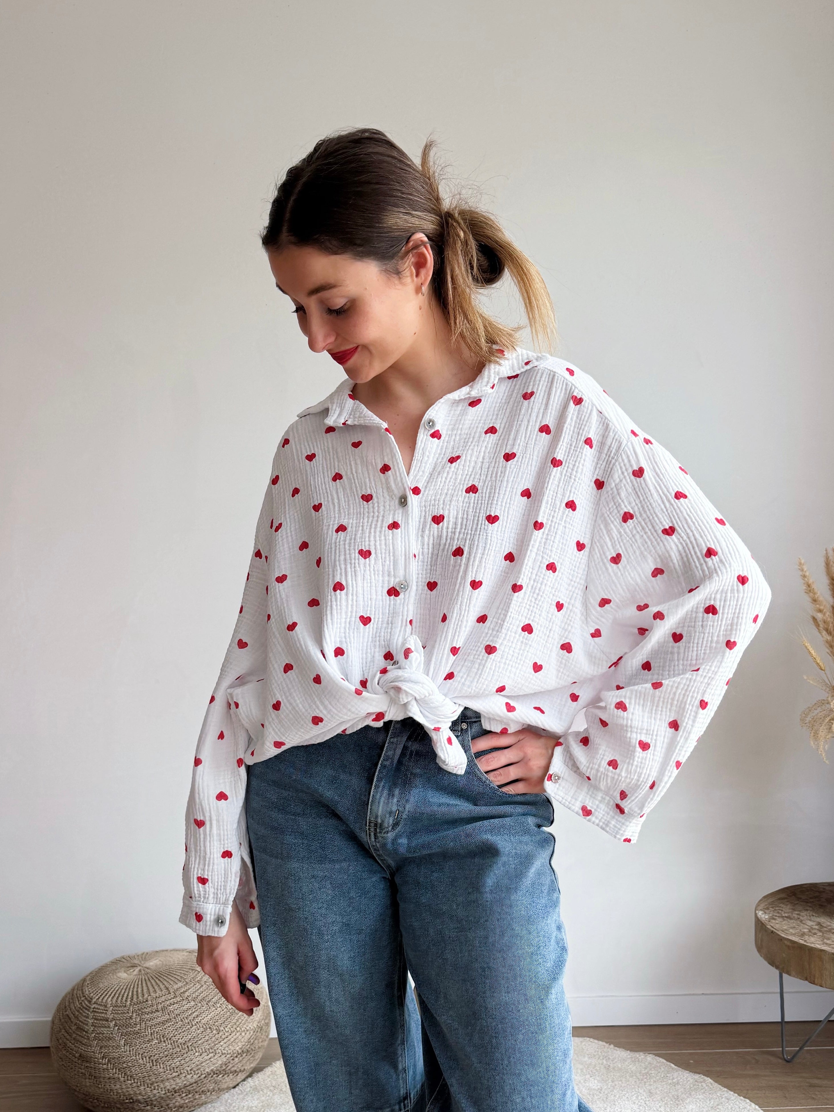PETIT COEUR COTTON SHIRT