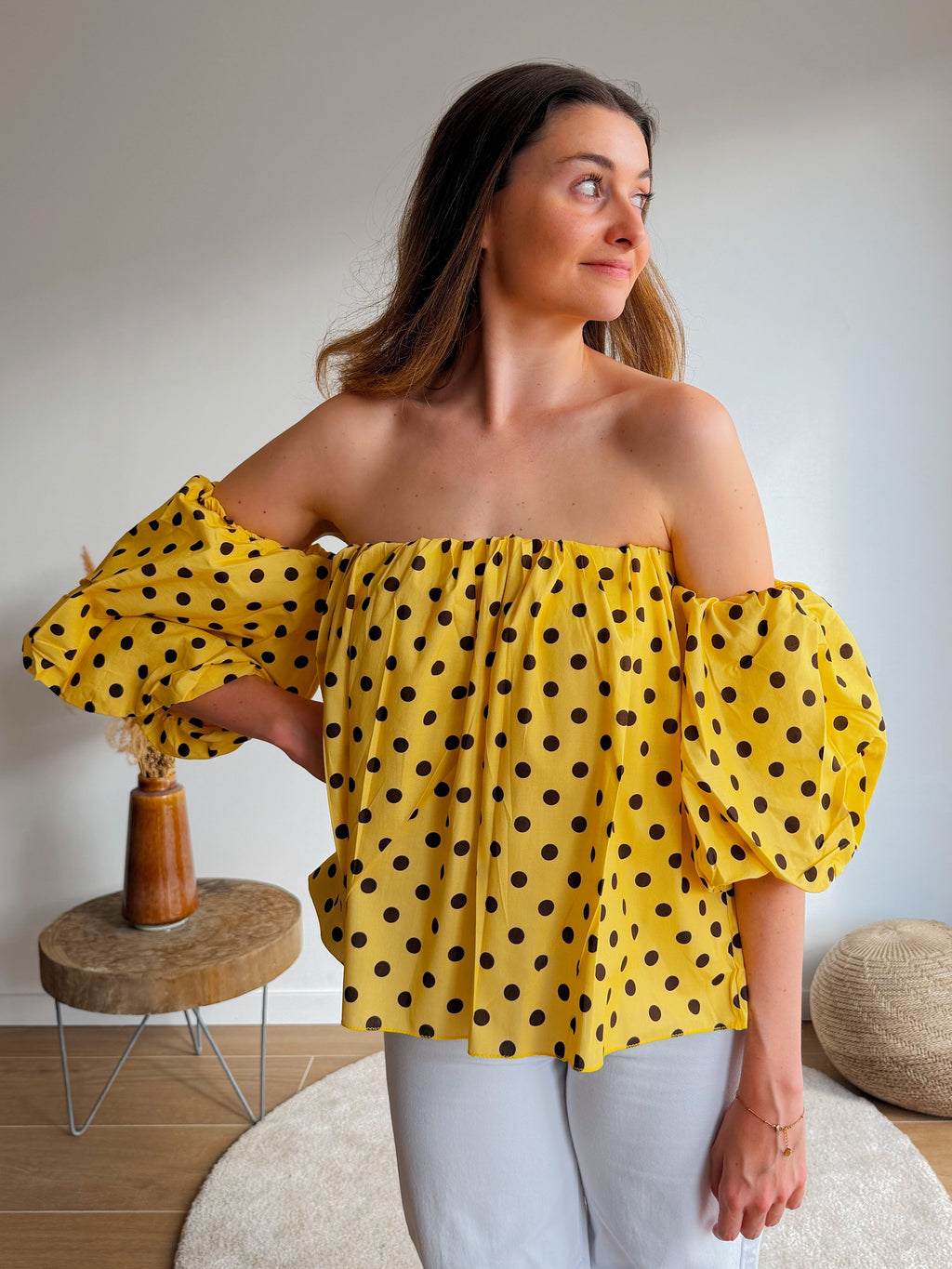 ROMEO, I DESIRE YOU BLOUSE YELLOW