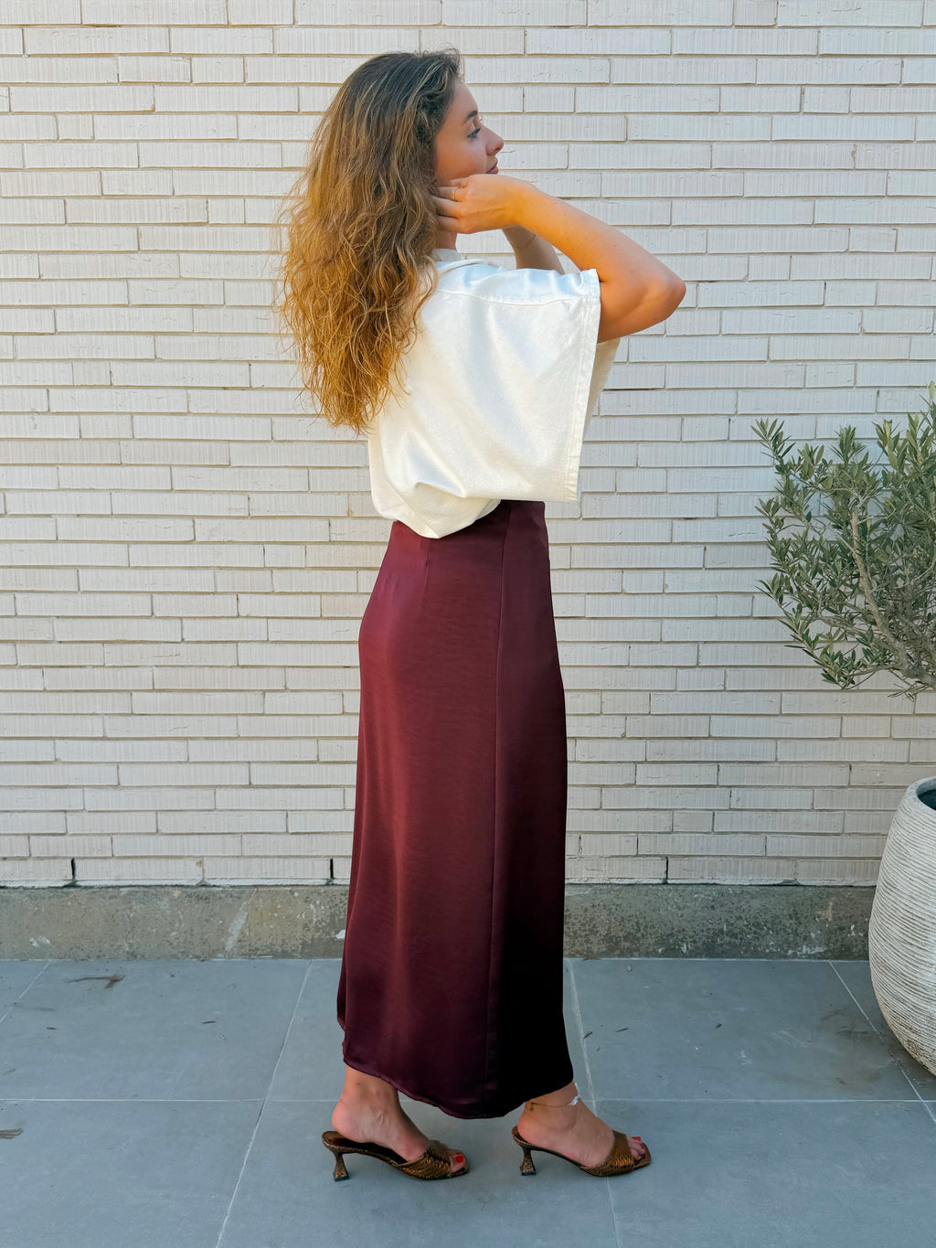 LUNA ROK - BURGUNDY