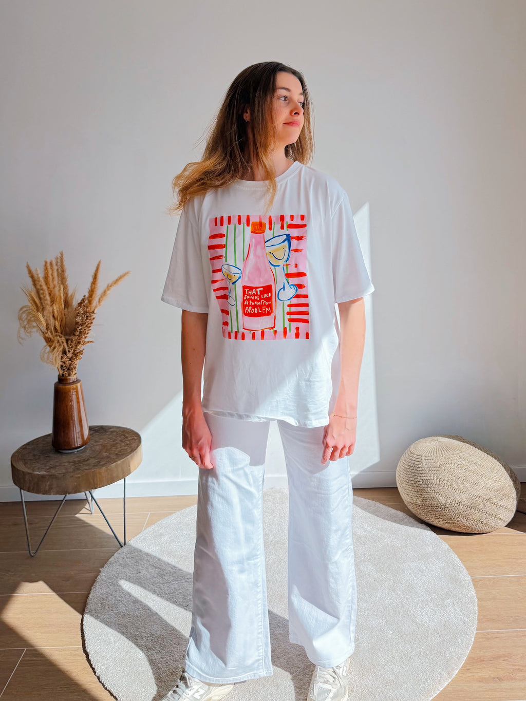 JACKIE JEANS WHITE WIDE FIT
