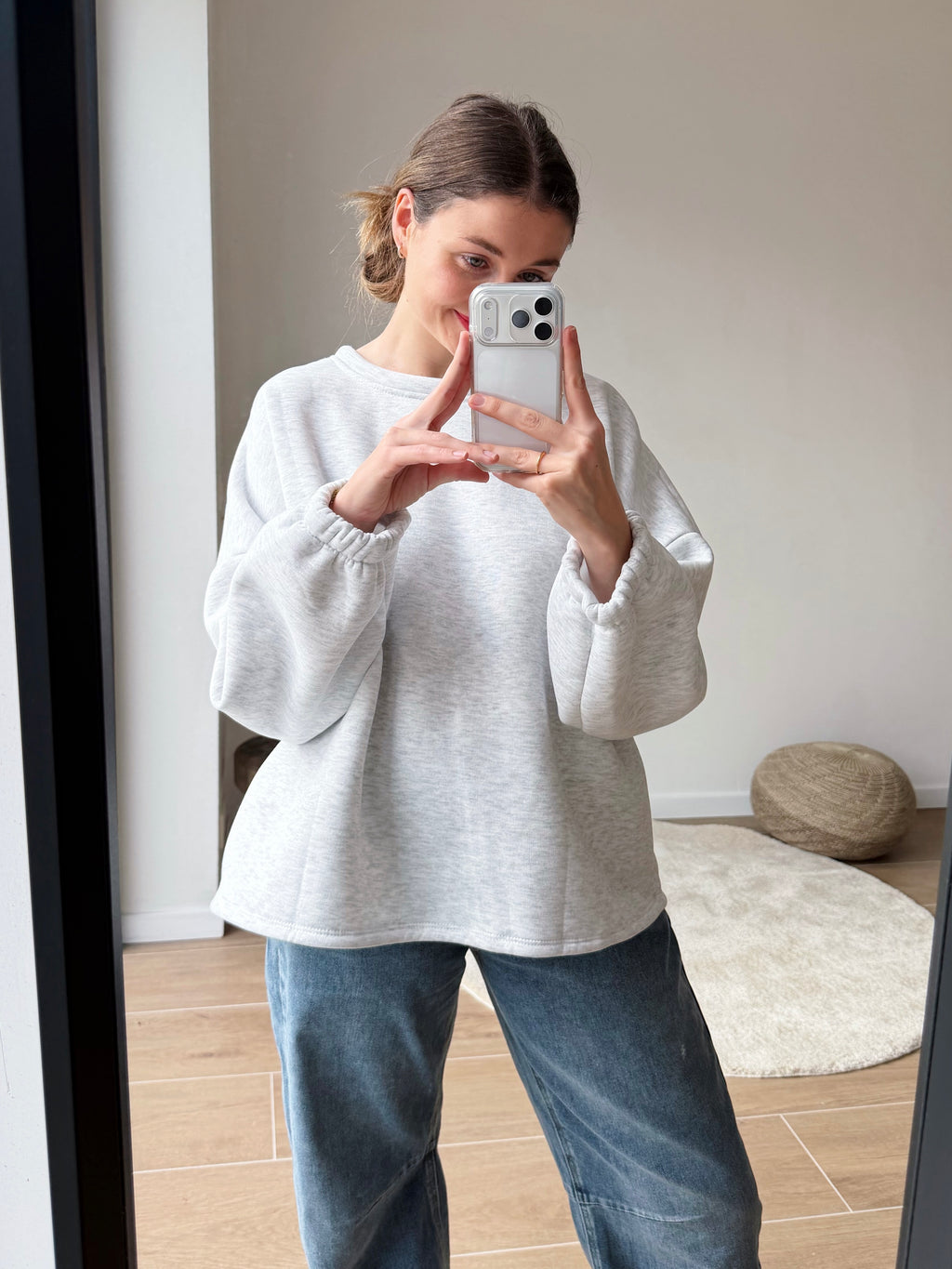 COPINE OVERSIZED SWEATER RAINBOW