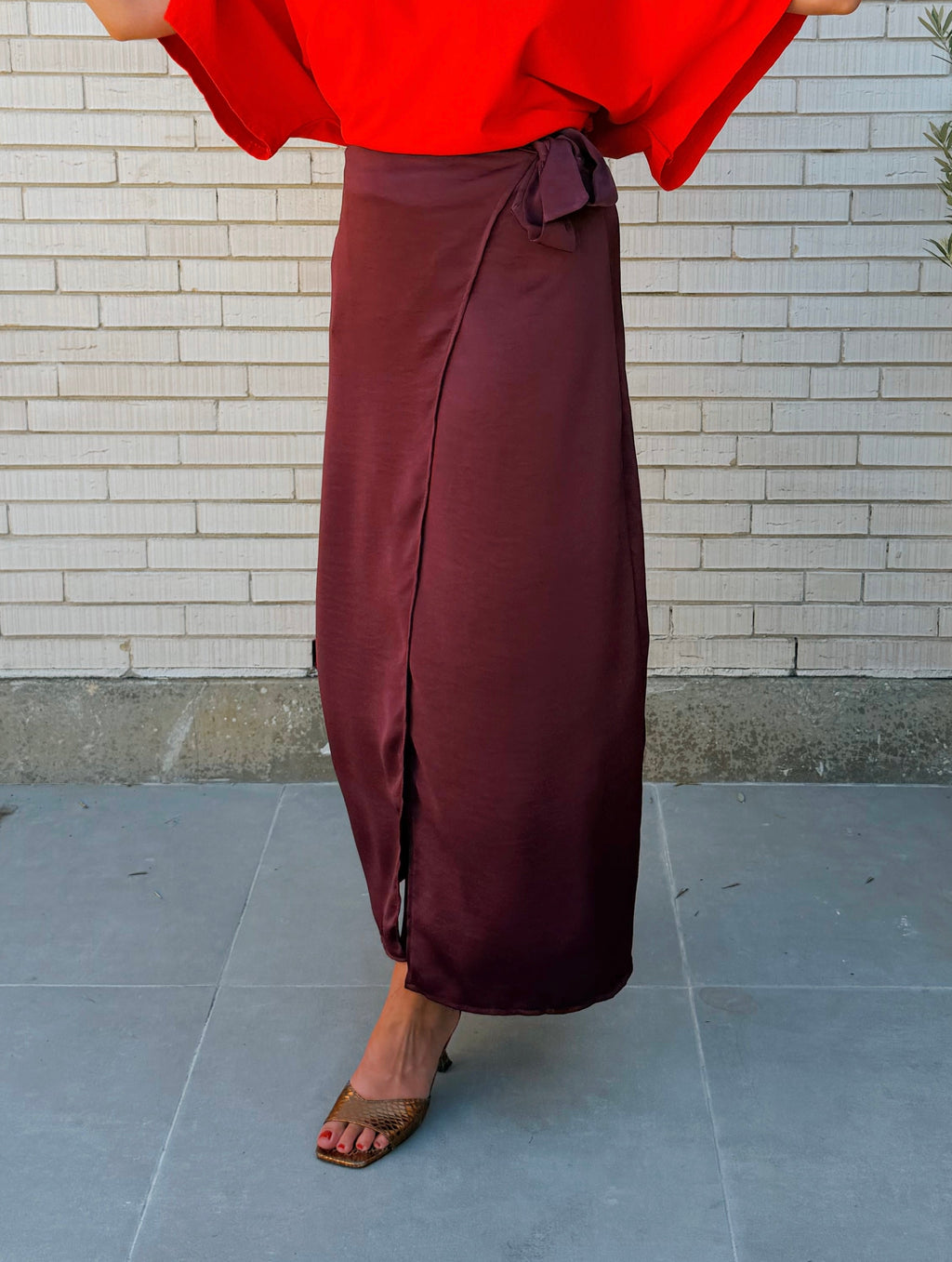 LUNA ROK - BURGUNDY