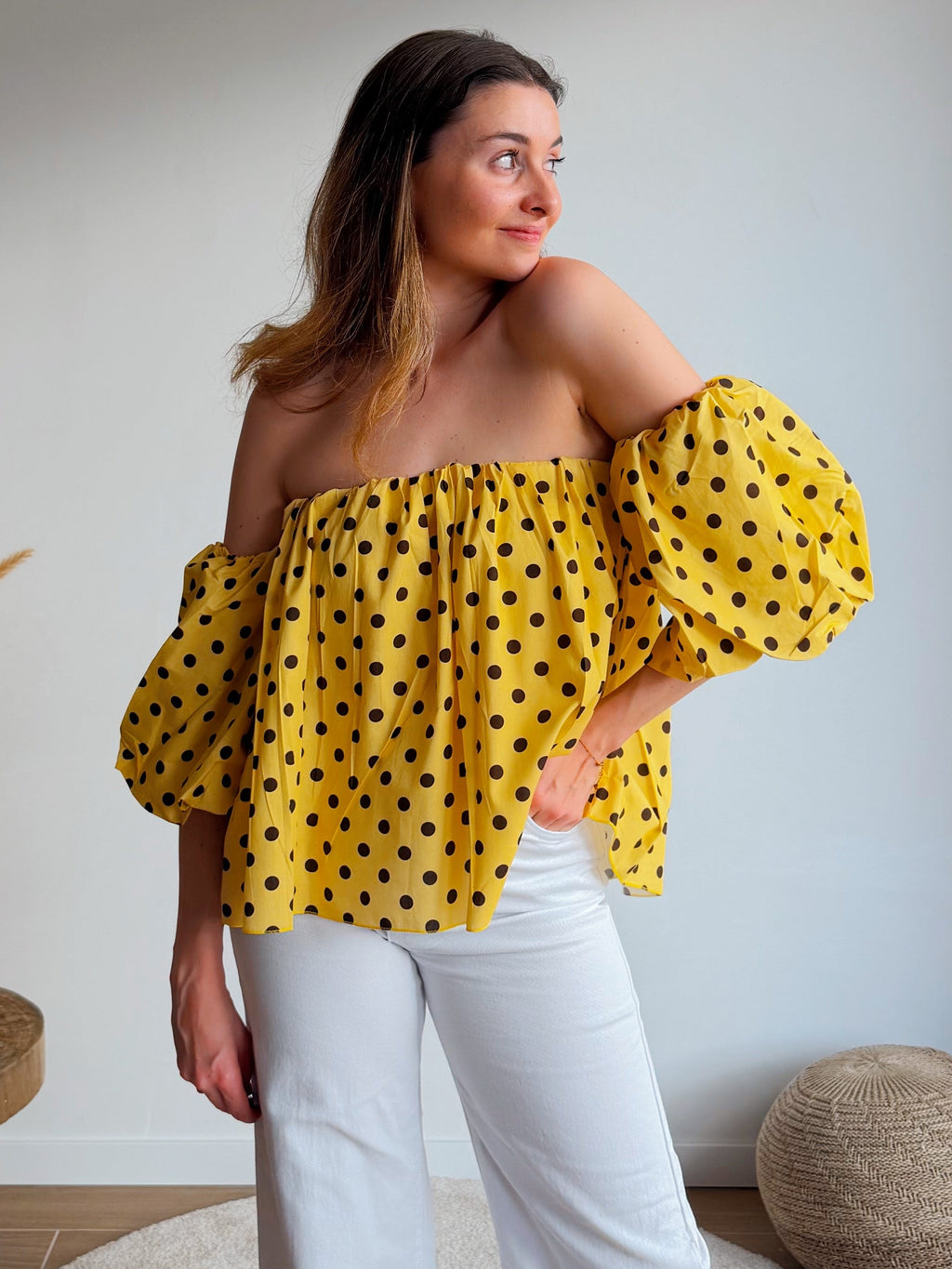 ROMEO, I DESIRE YOU BLOUSE YELLOW