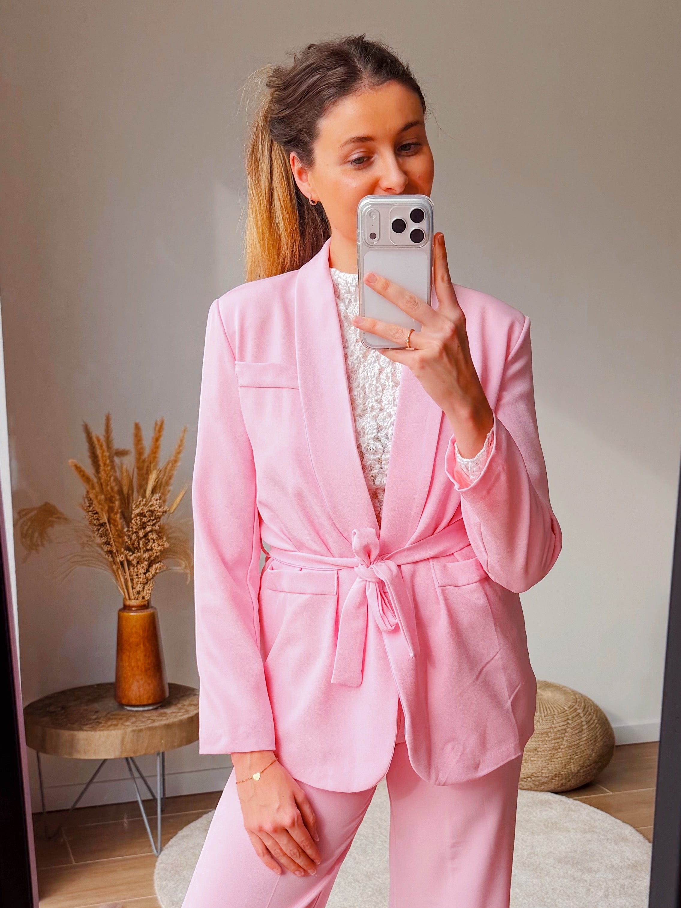 CELESTE BLAZER LIGHT PINK