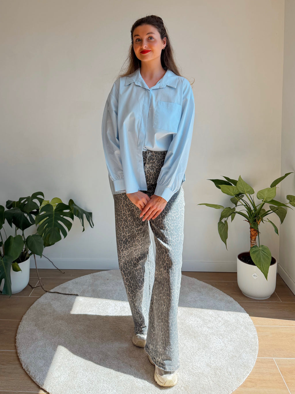 ESTEE BLOUSE LIGHT BLUE