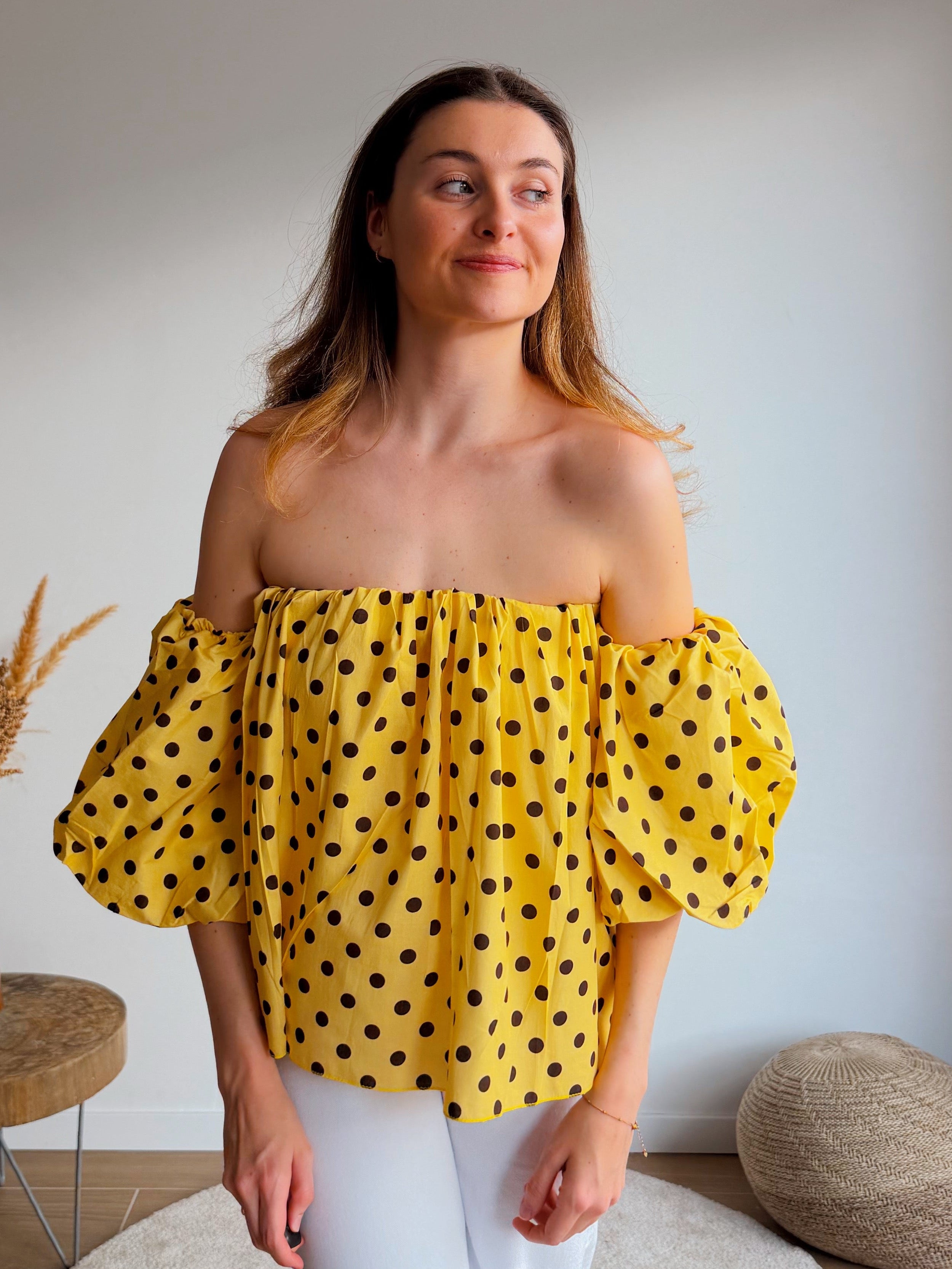 ROMEO, I DESIRE YOU BLOUSE YELLOW