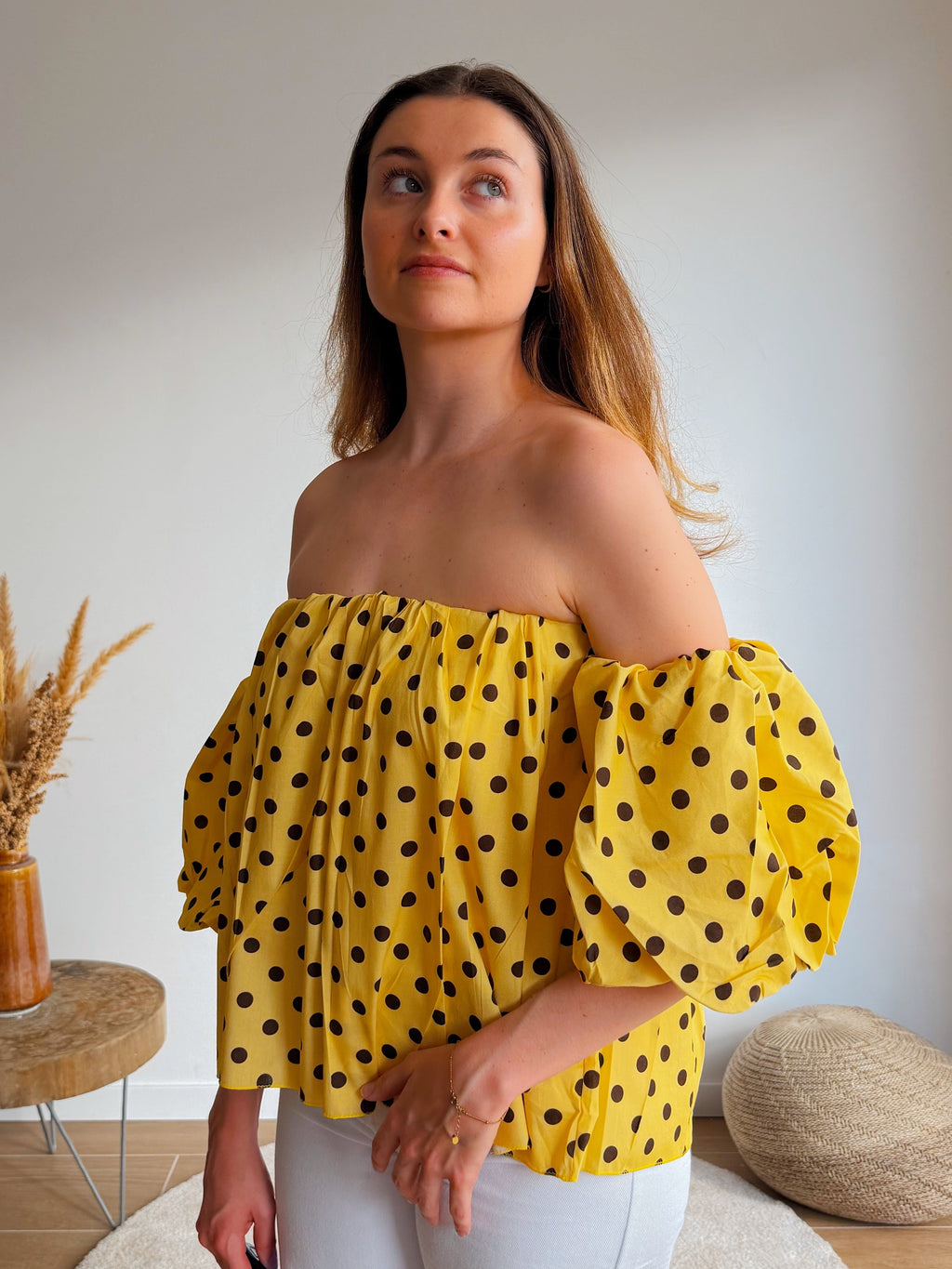 ROMEO, I DESIRE YOU BLOUSE YELLOW