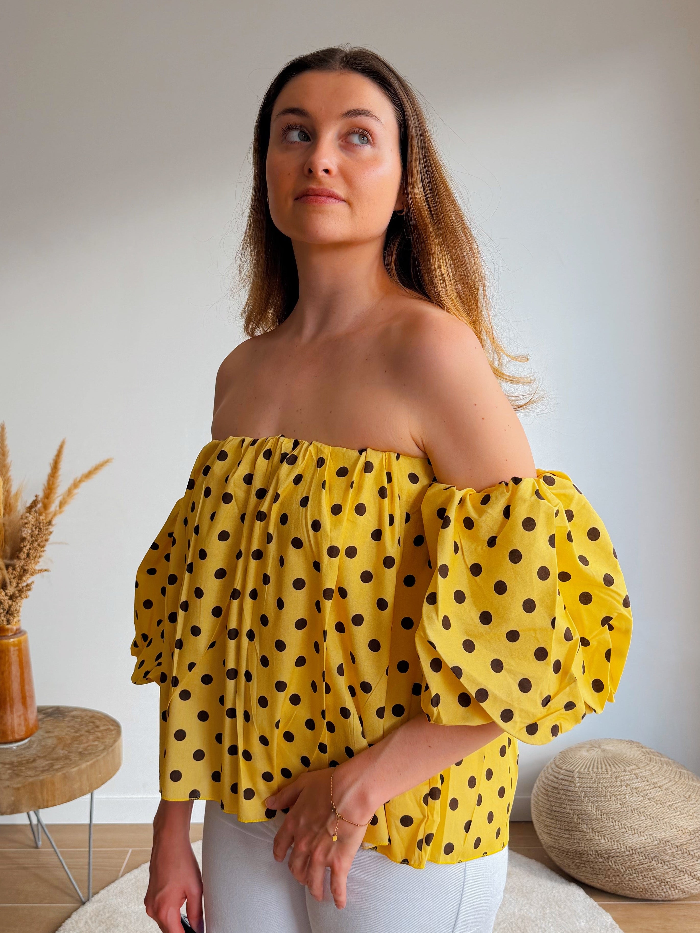 ROMEO, I DESIRE YOU BLOUSE YELLOW