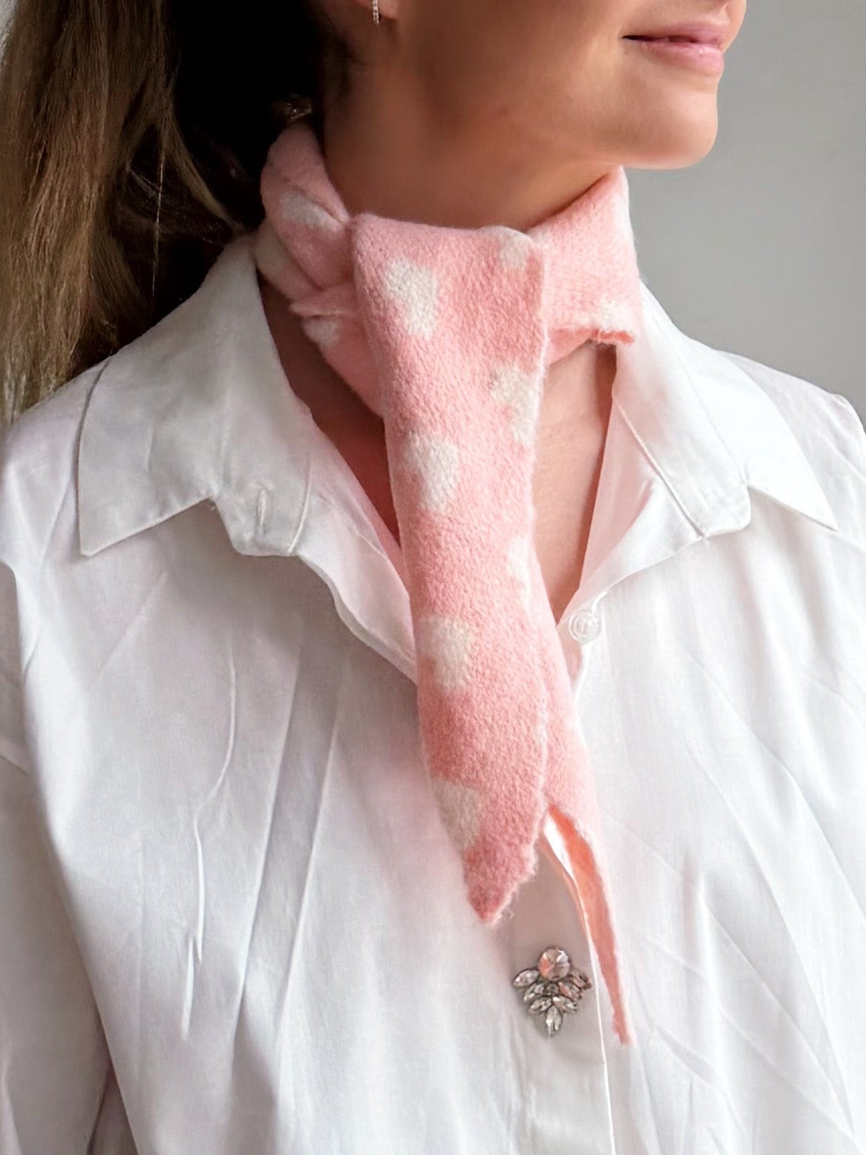 WRAP ME IN LOVE SCARF CORAL