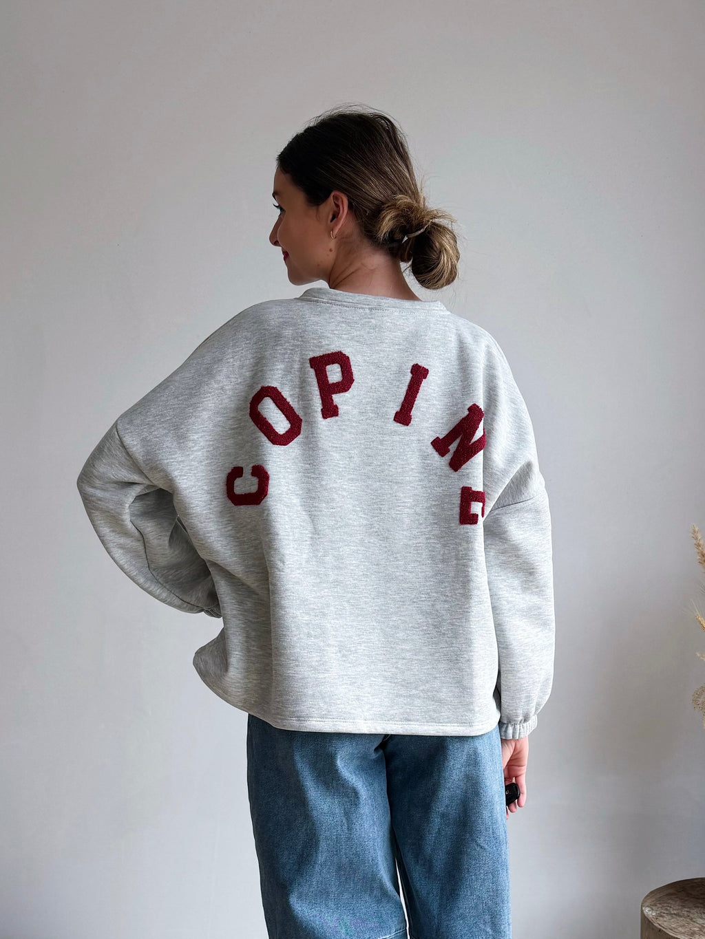 COPINE OVERSIZED SWEATER BURGUNDY
