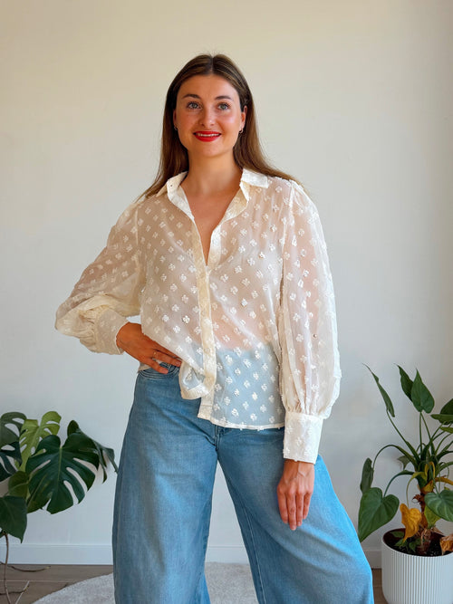 AMELIE BLOUSE WIT