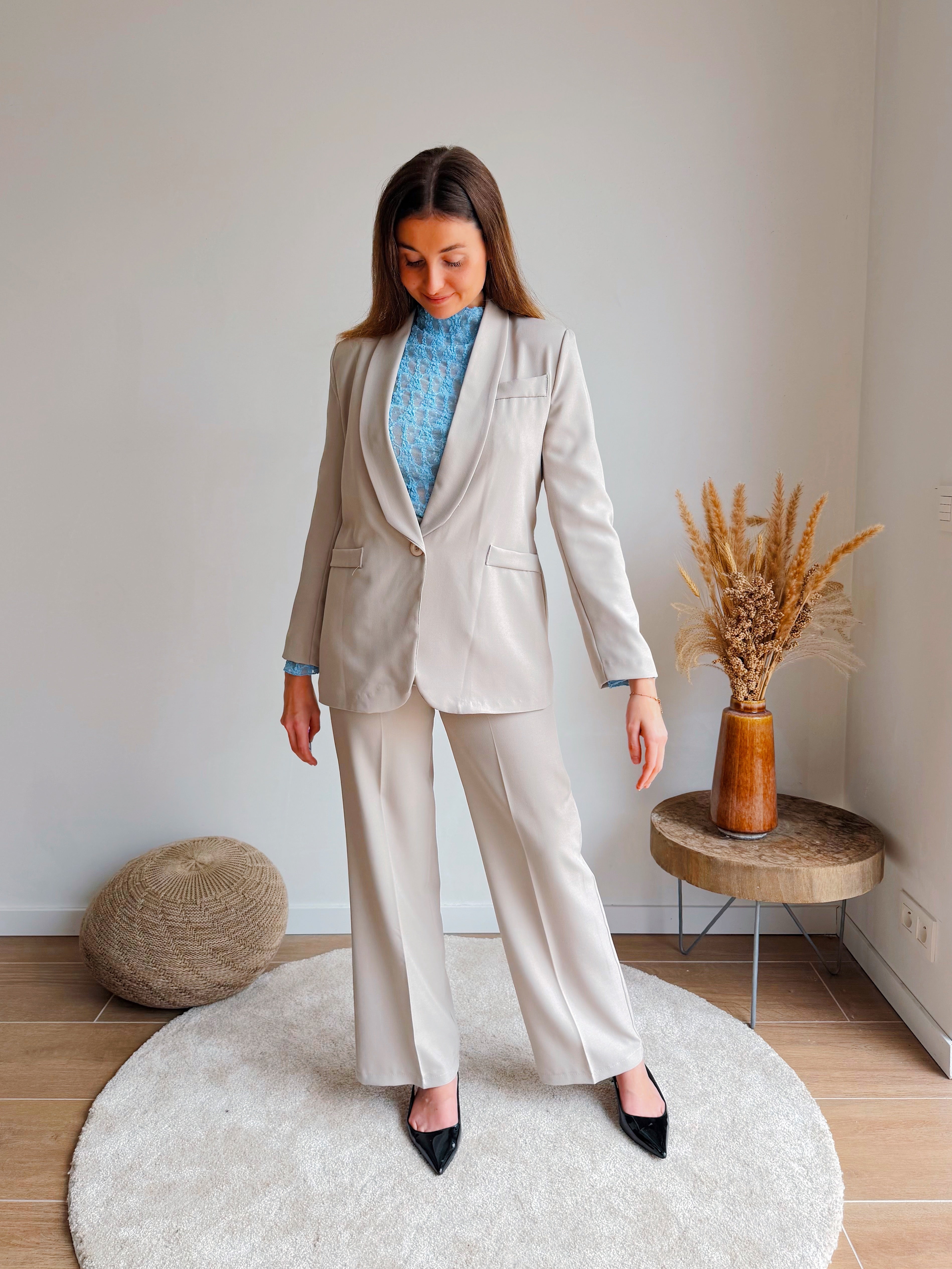CELESTE BLAZER BEIGE