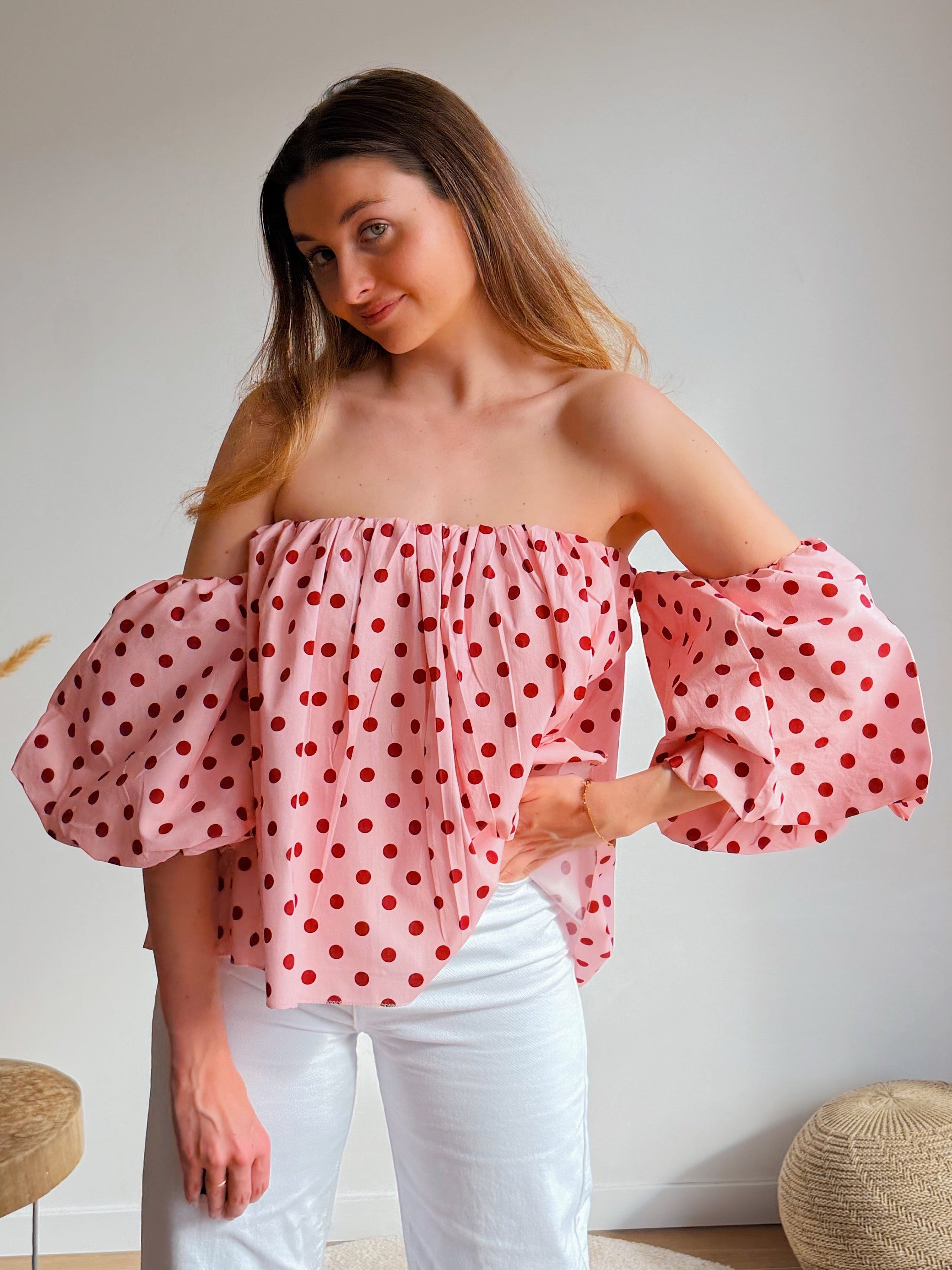 ROMEO, I DESIRE YOU BLOUSE PINK