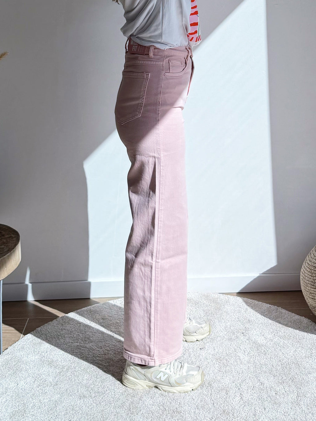 JACKIE JEANS PINK WIDE FIT
