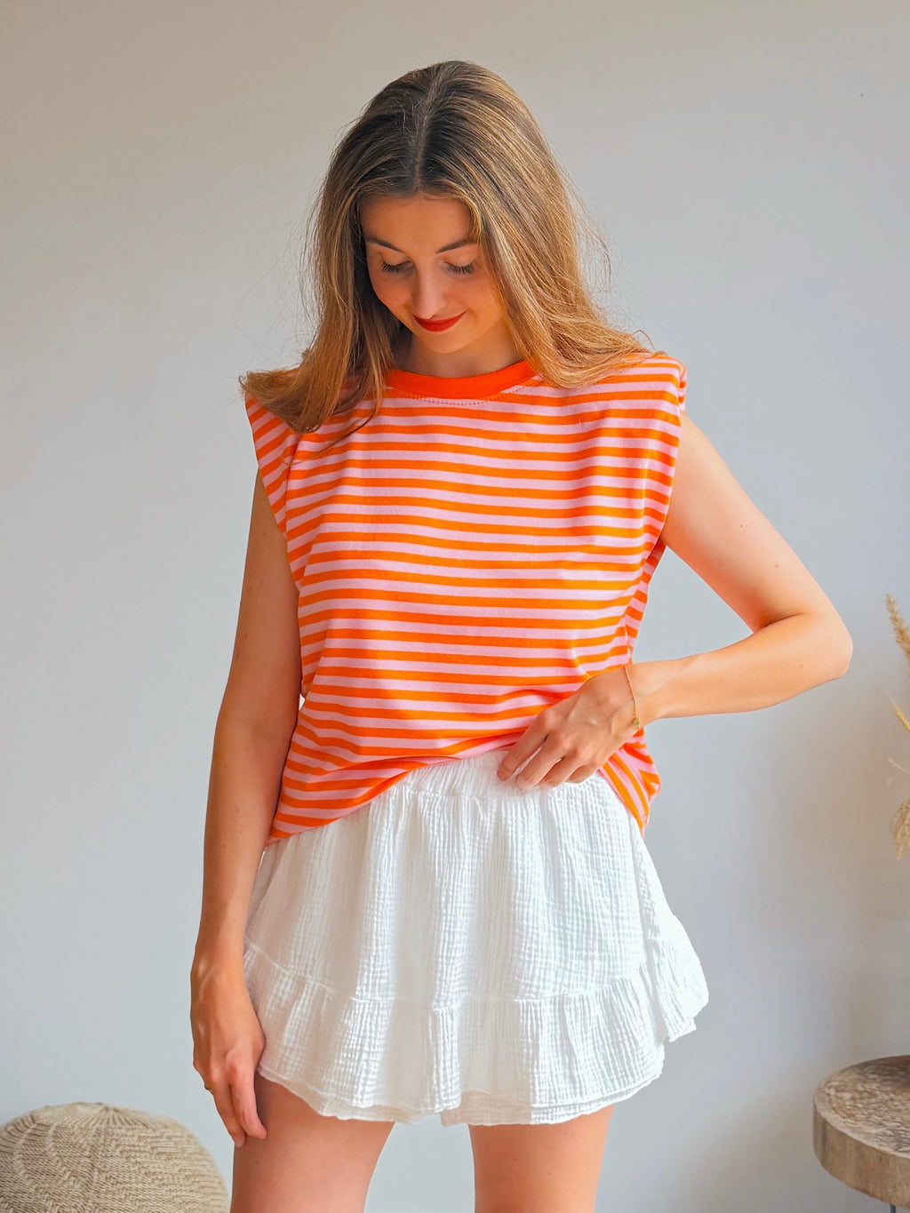 SALLY TOP ORANJE