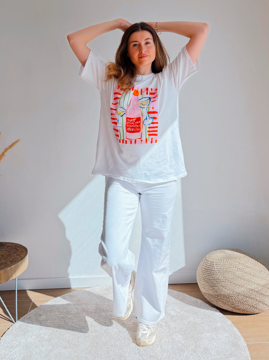 JACKIE JEANS WHITE WIDE FIT
