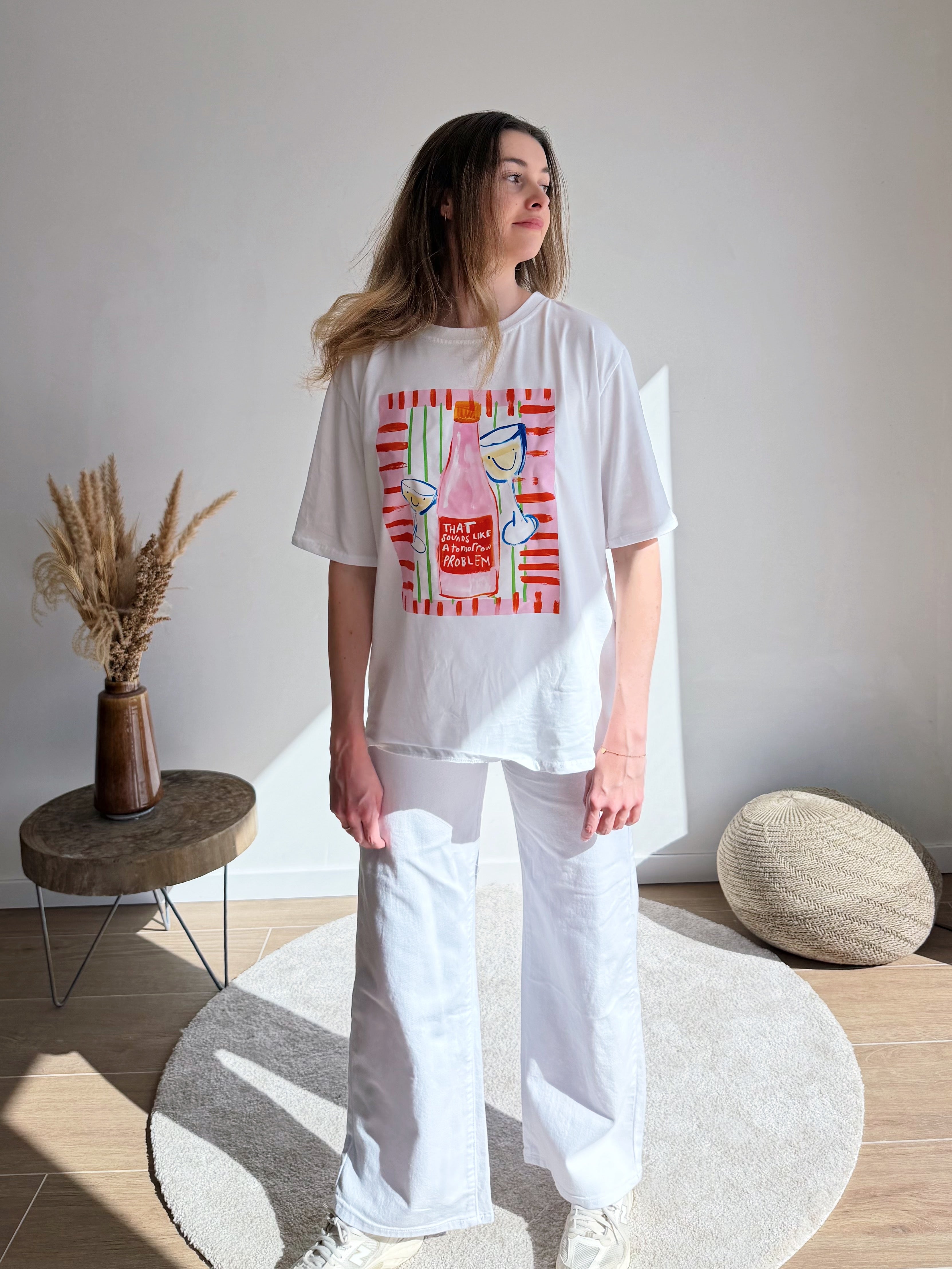 JACKIE JEANS WHITE WIDE FIT