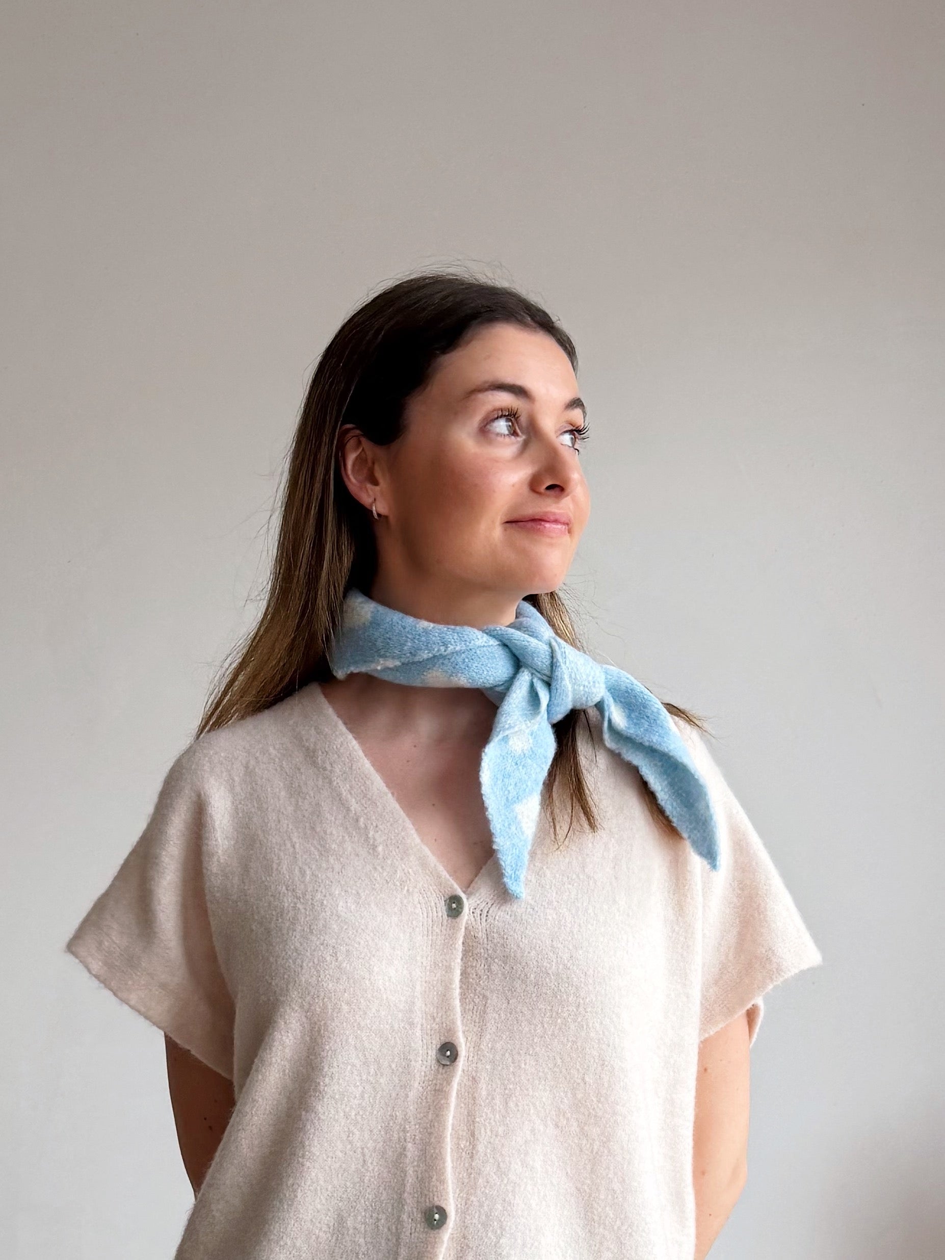 LUCY KNIT CARDIGAN BEIGE