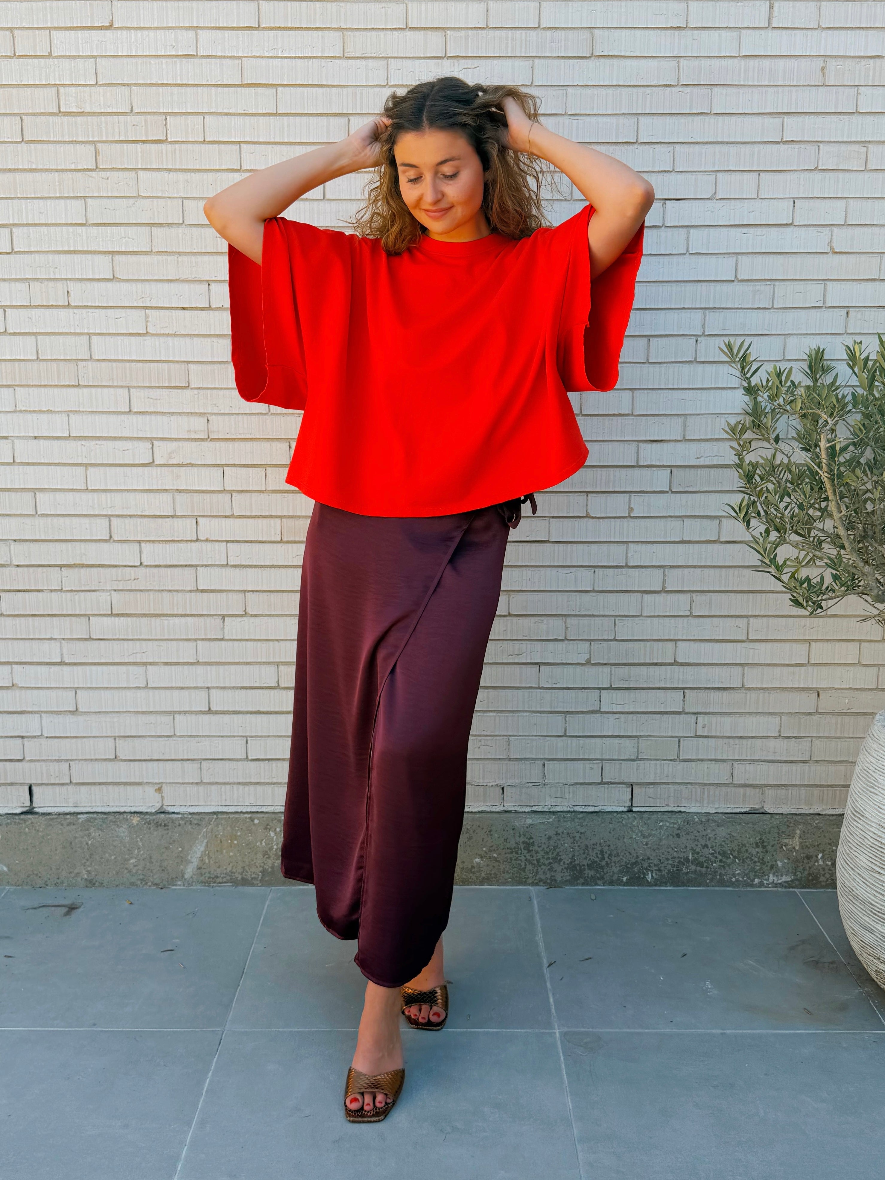 LUNA ROK - BURGUNDY