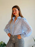 AMELIE BLOUSE BLAUW