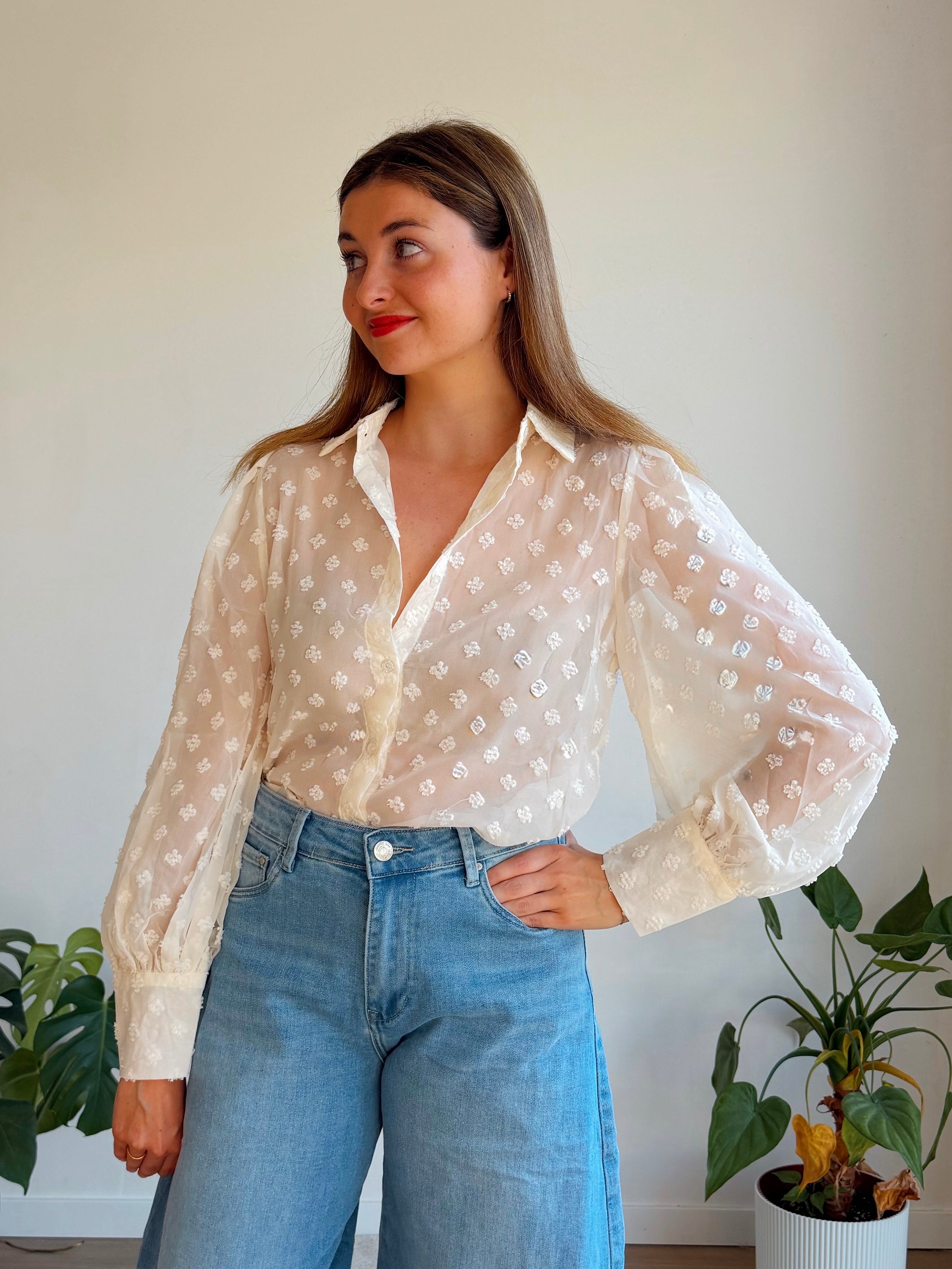 AMELIE BLOUSE WIT